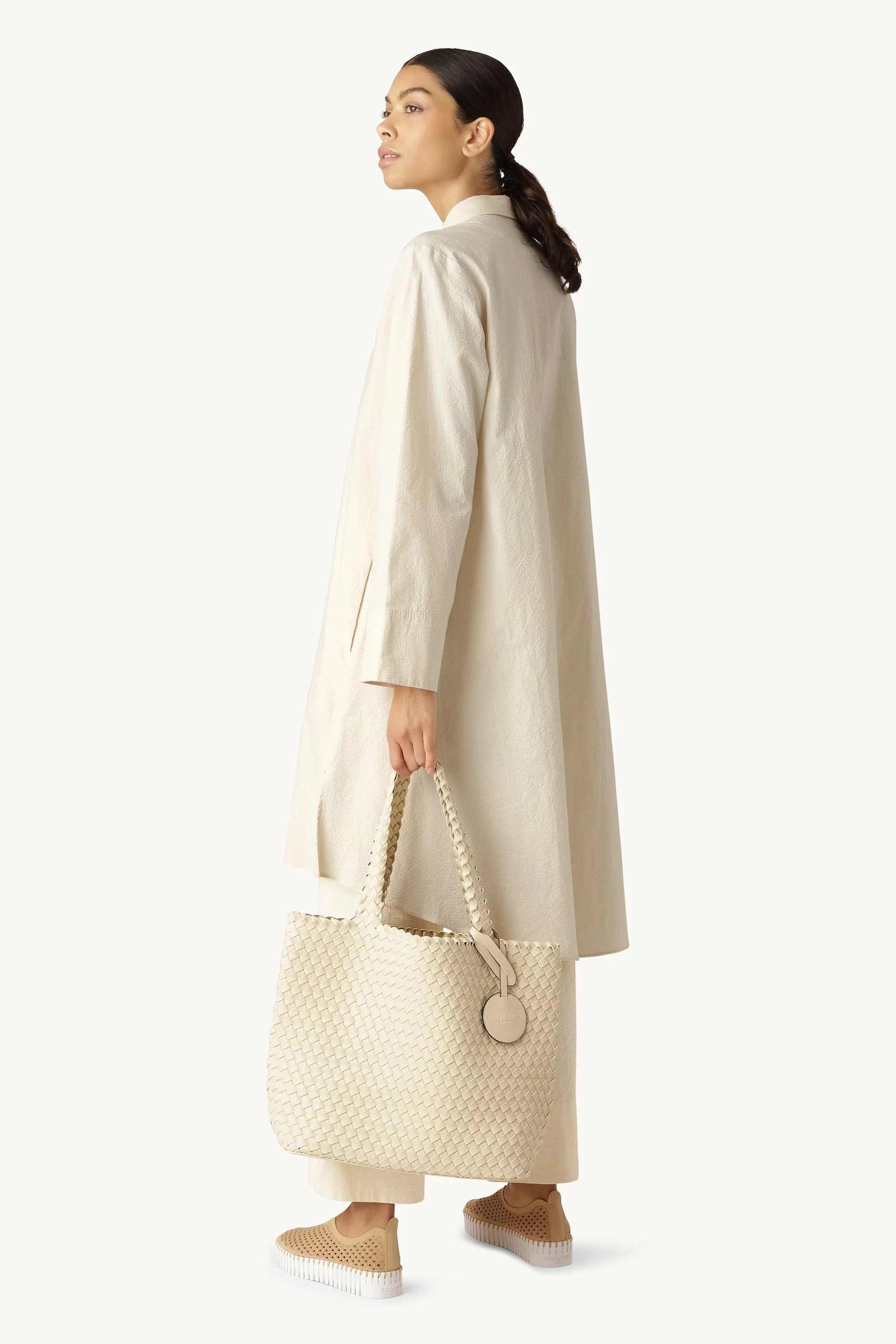 Tote Bag Braided - Ivory Platin - Image 7