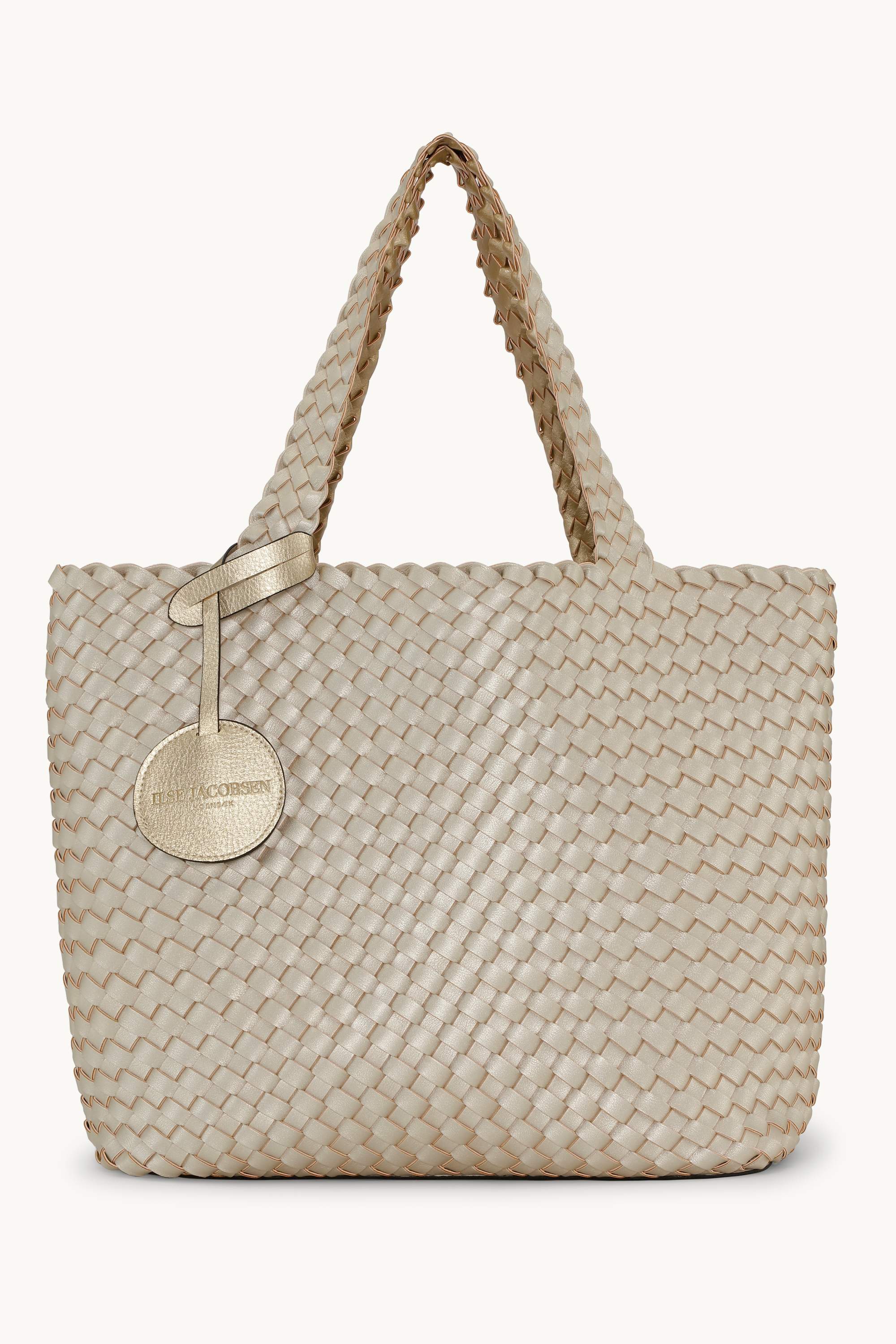 Tote Bag Braided - Platin Silver - Image 3