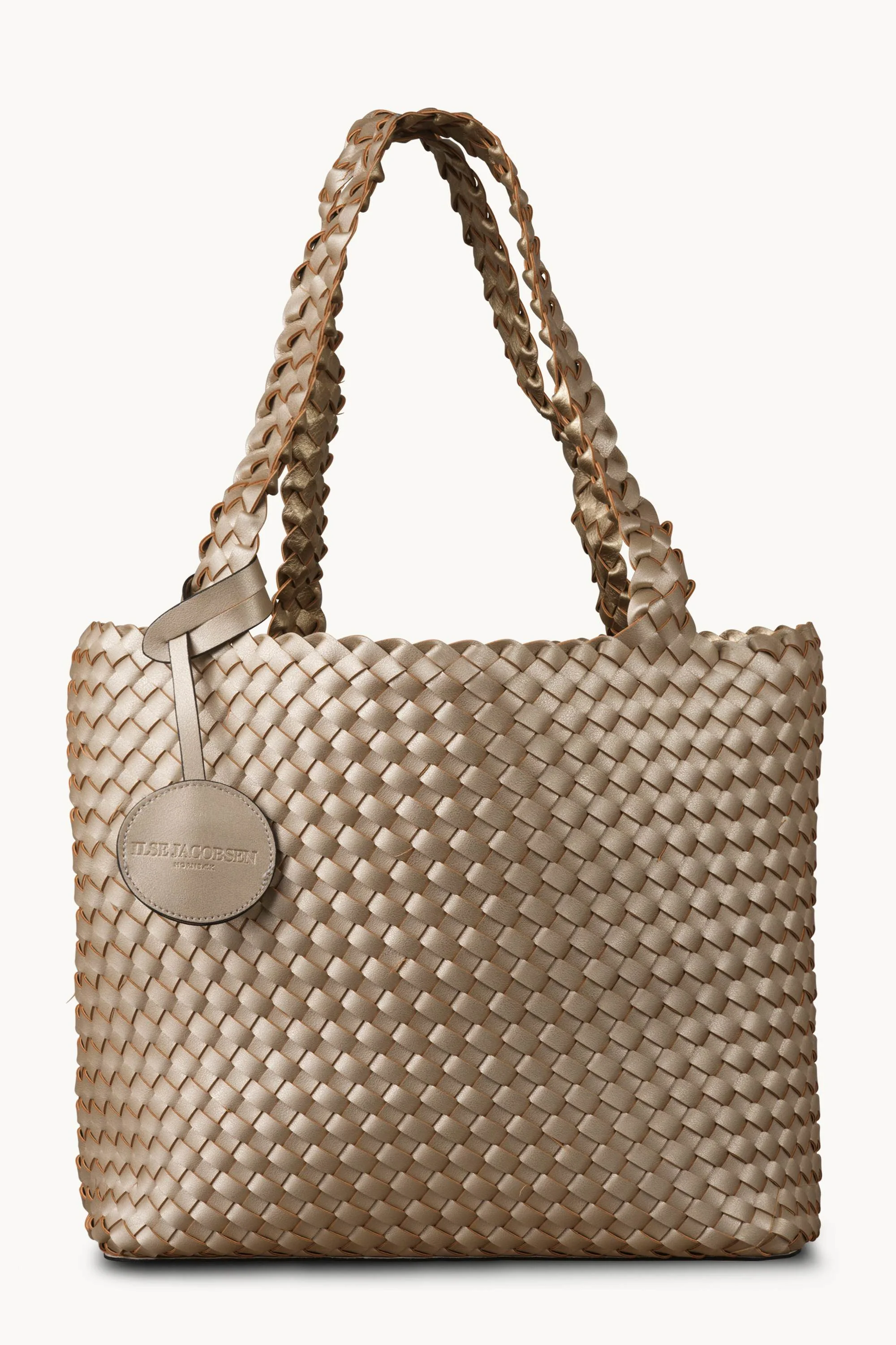 Tote Bag Braided - Platin Silver - Image 4