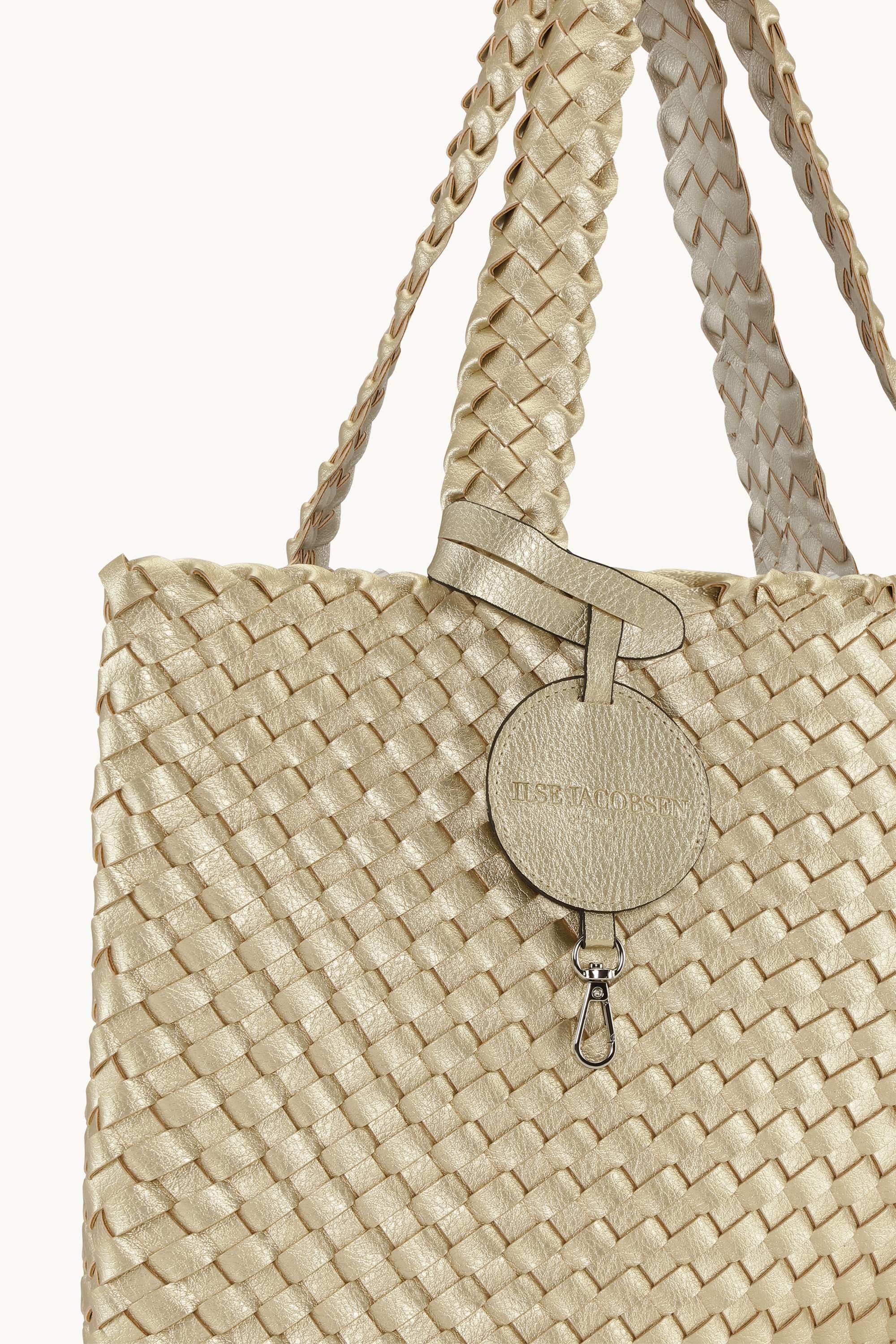Tote Bag Braided - Platin Silver - Image 9