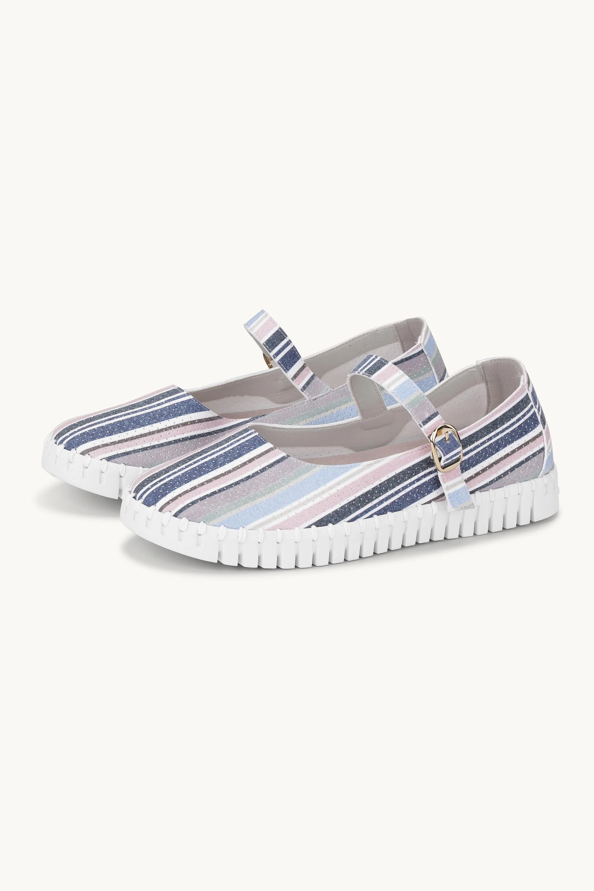 Ballerina Striped - Lotus White