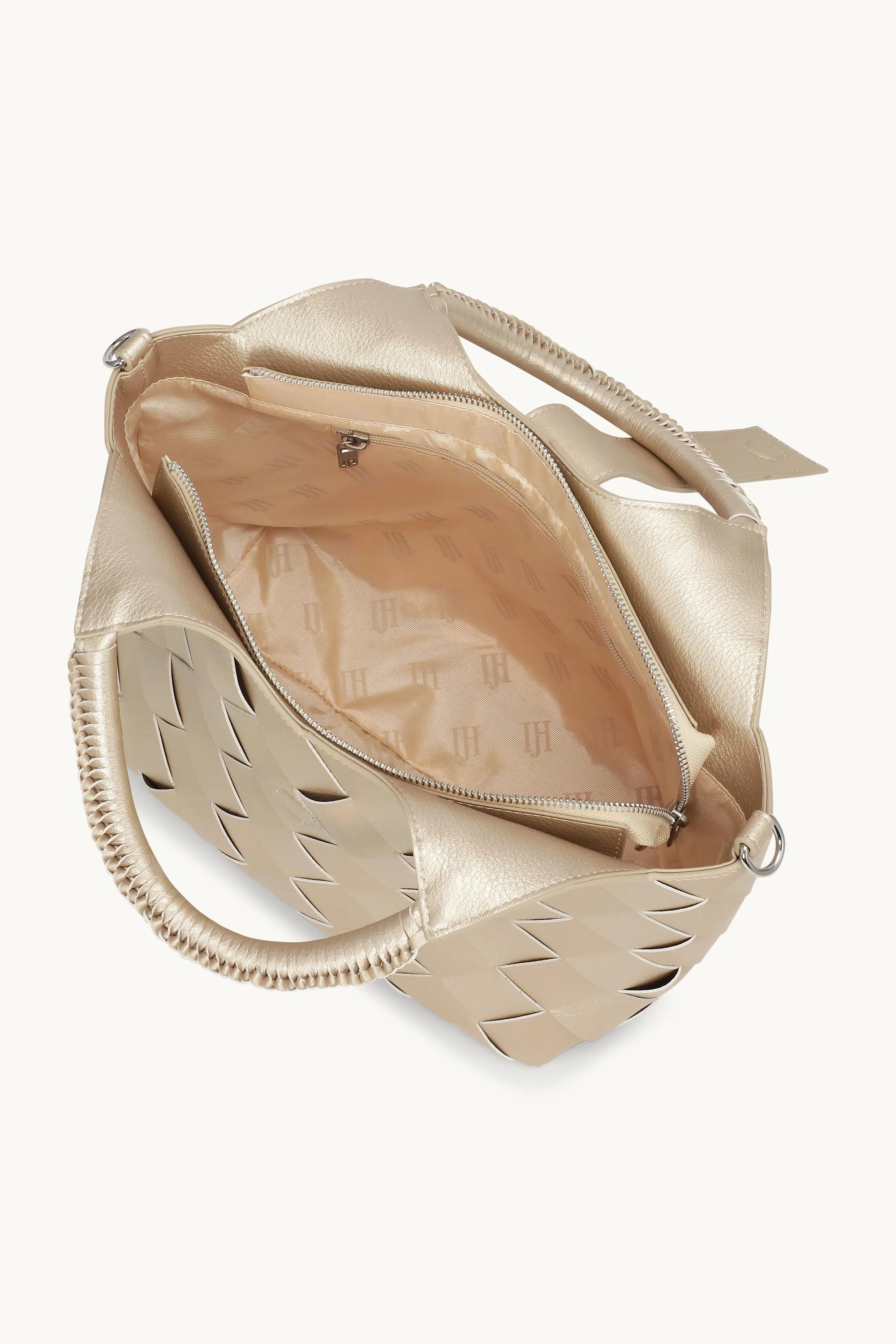 Braided Handbag - Platin - Image 3