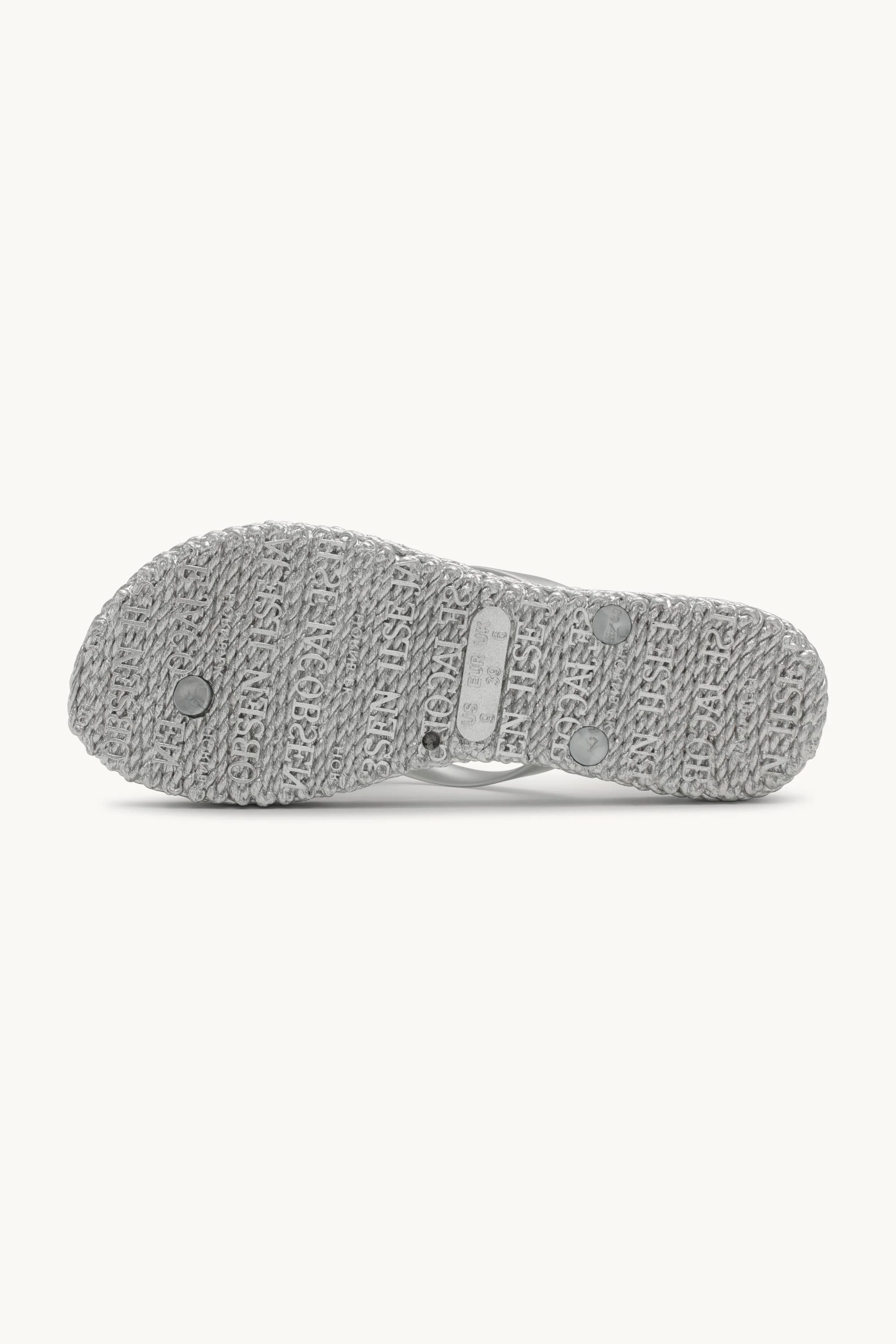 Flip Flops With Logo - Silver - Image 4