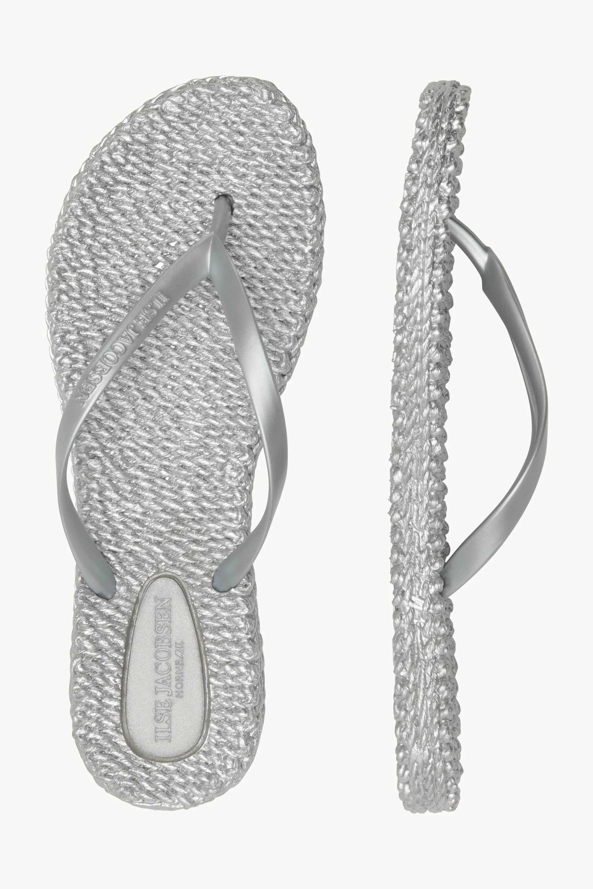 Flip Flops With Logo - Silver - Image 5