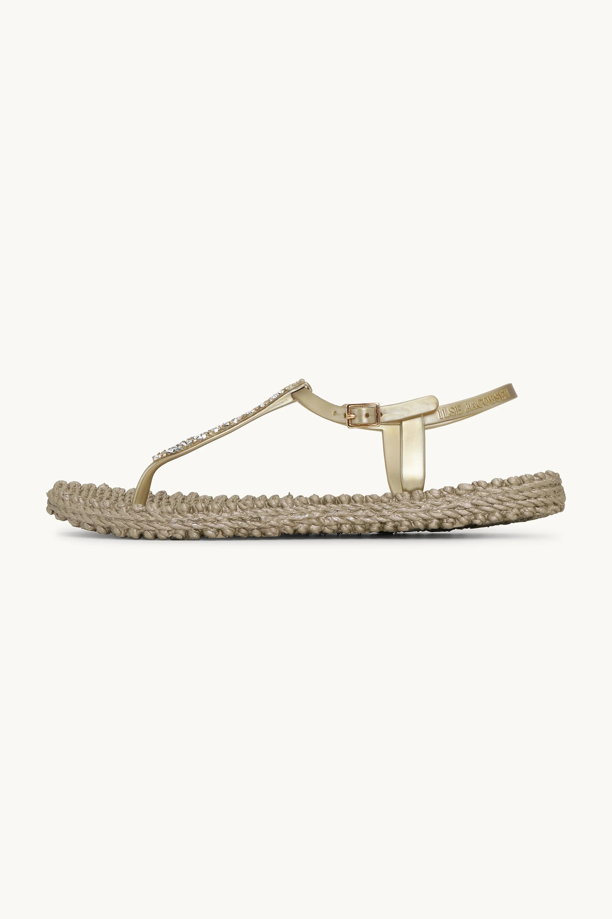 Flip Flops With Rhinestones - Platin - Image 5