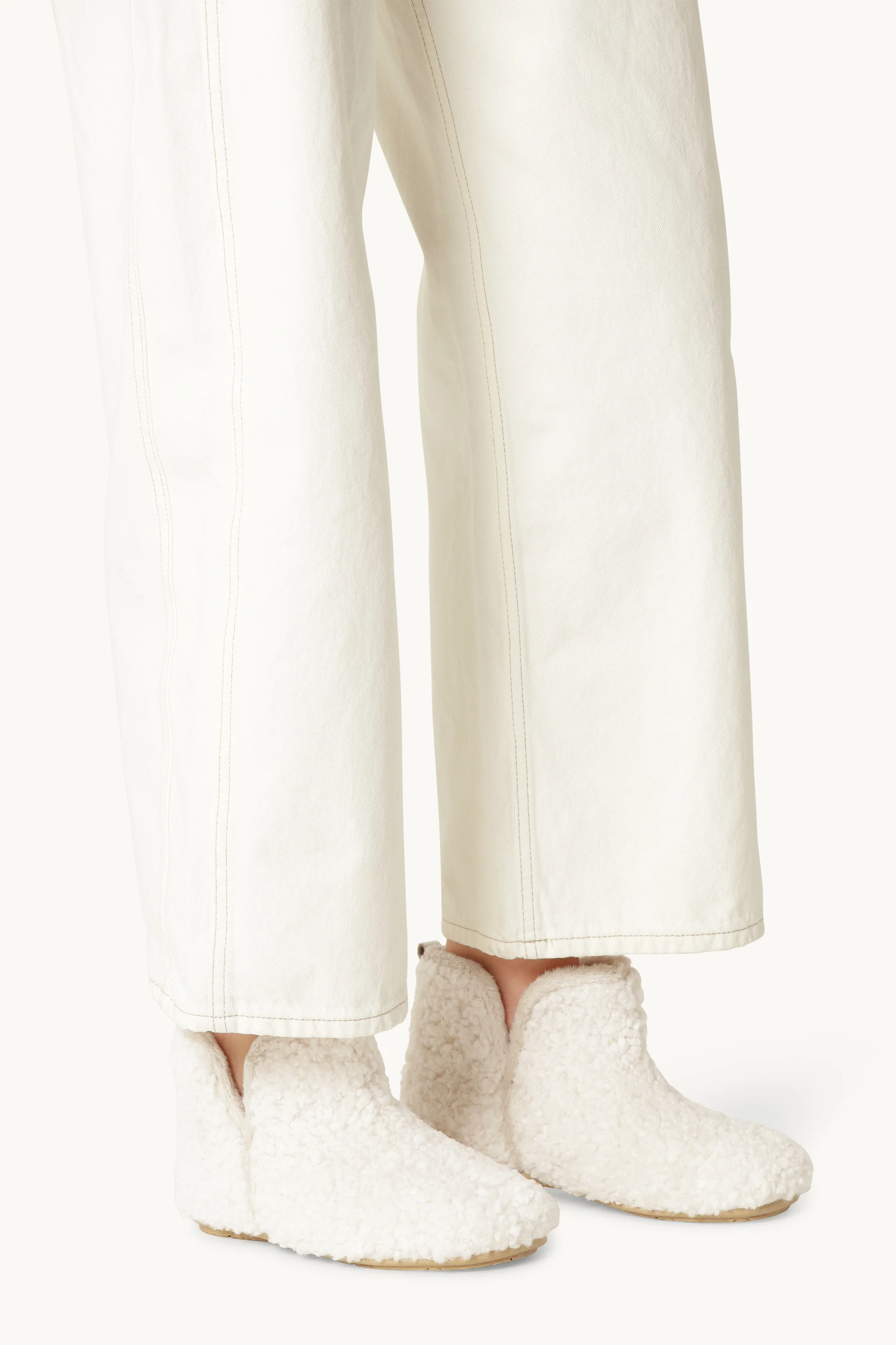 Cosy Ankle Boot - Milk Creme Wheat - Image 10
