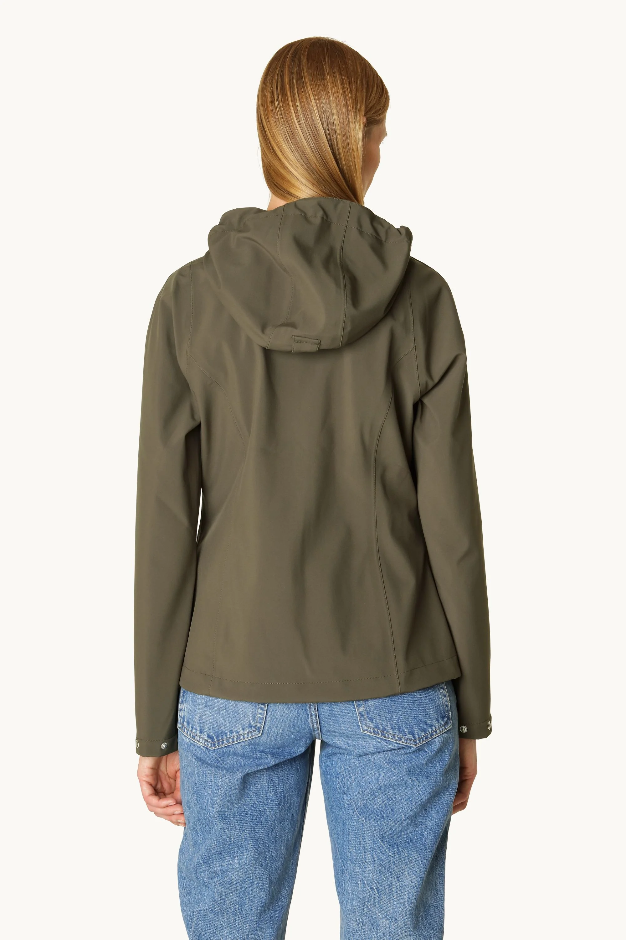 Short Softshell Raincoat - Army - Image 3