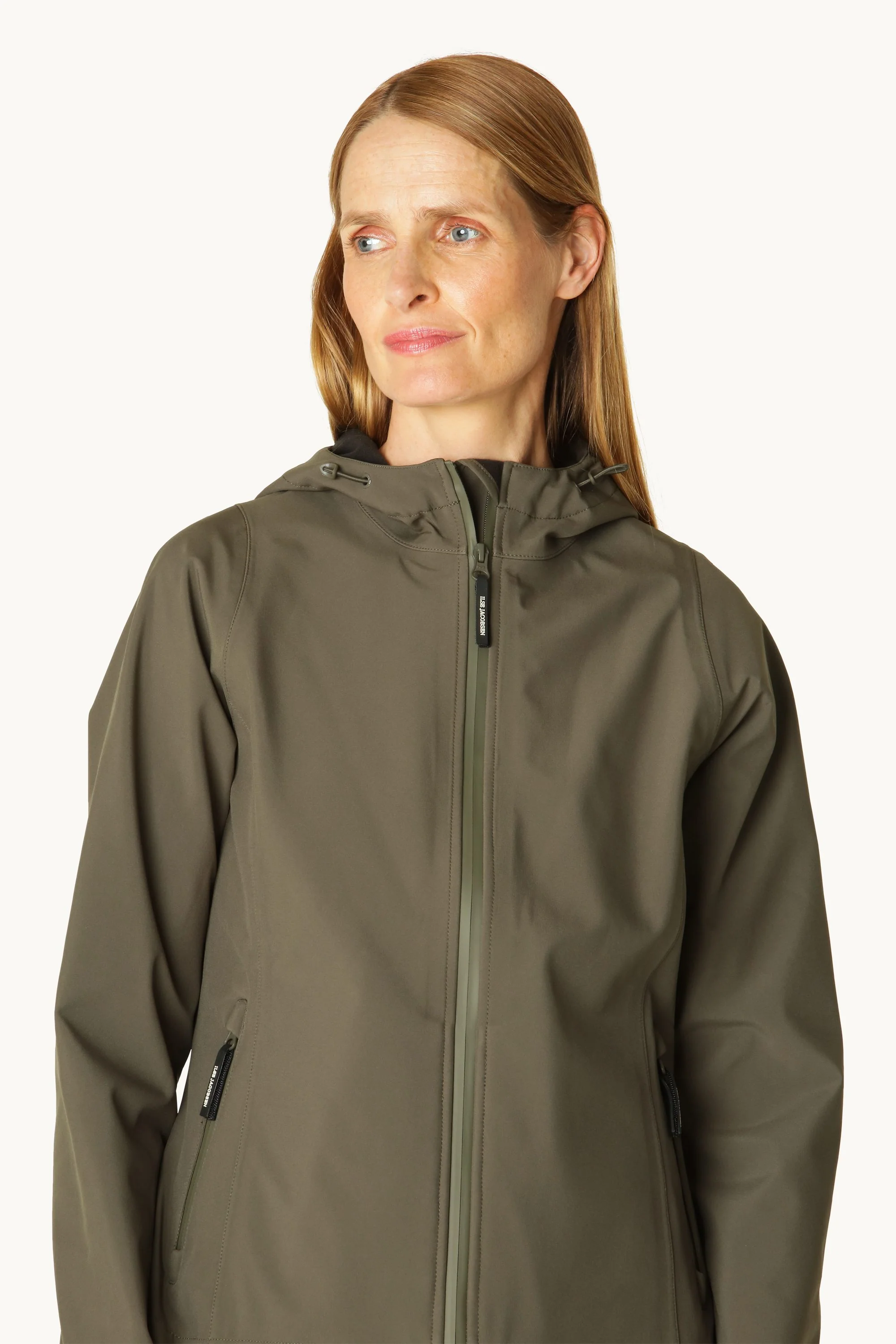 Short Softshell Raincoat - Army - Image 4