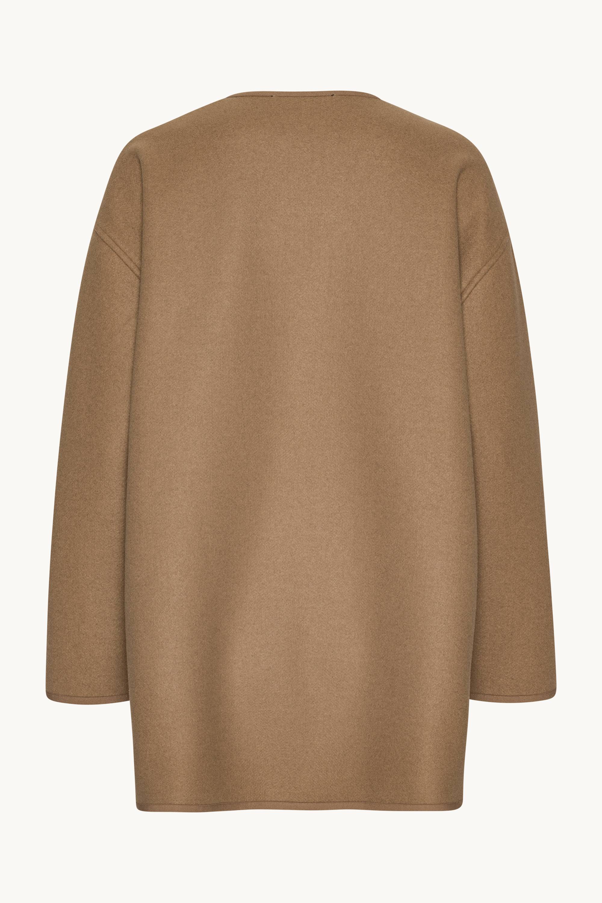 Felted Casual Jacket - Mocca - Image 6