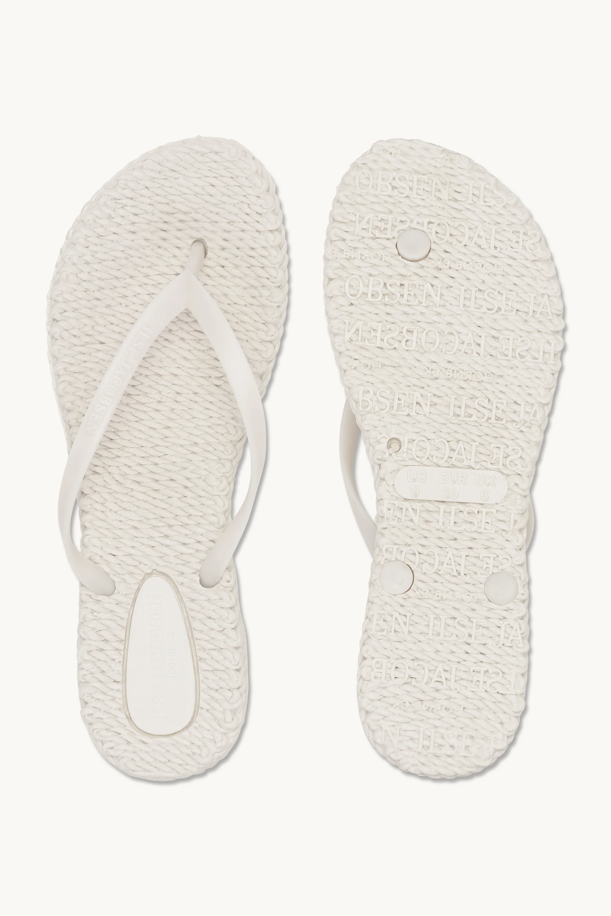 Flip Flops With Logo - Creme - Image 4