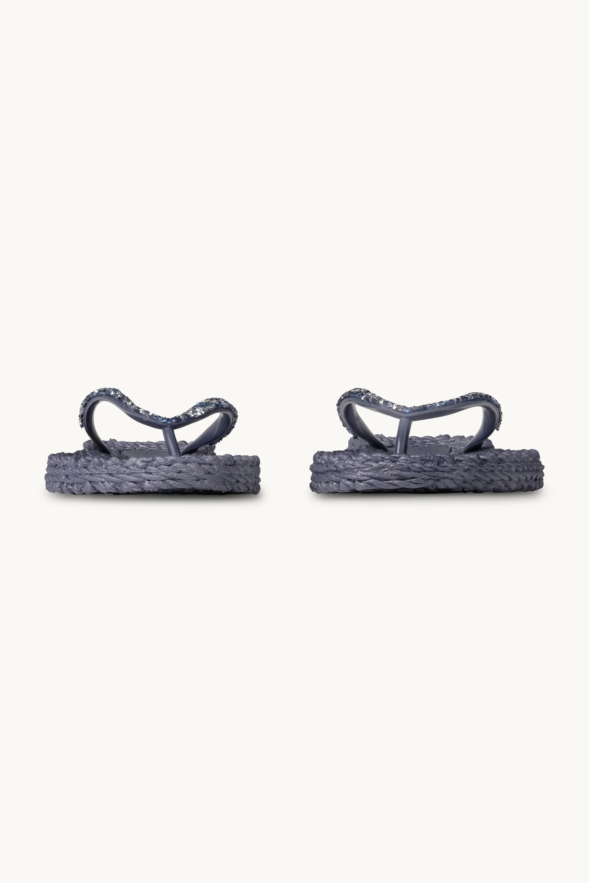Flip Flops With Rhinestones - Ombre Blue - Image 5