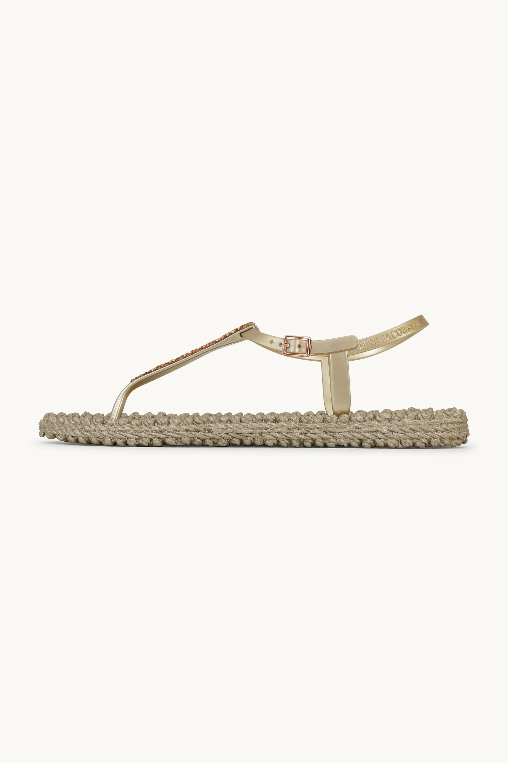 Flip Flops with Rhinestones - Platin - Image 3