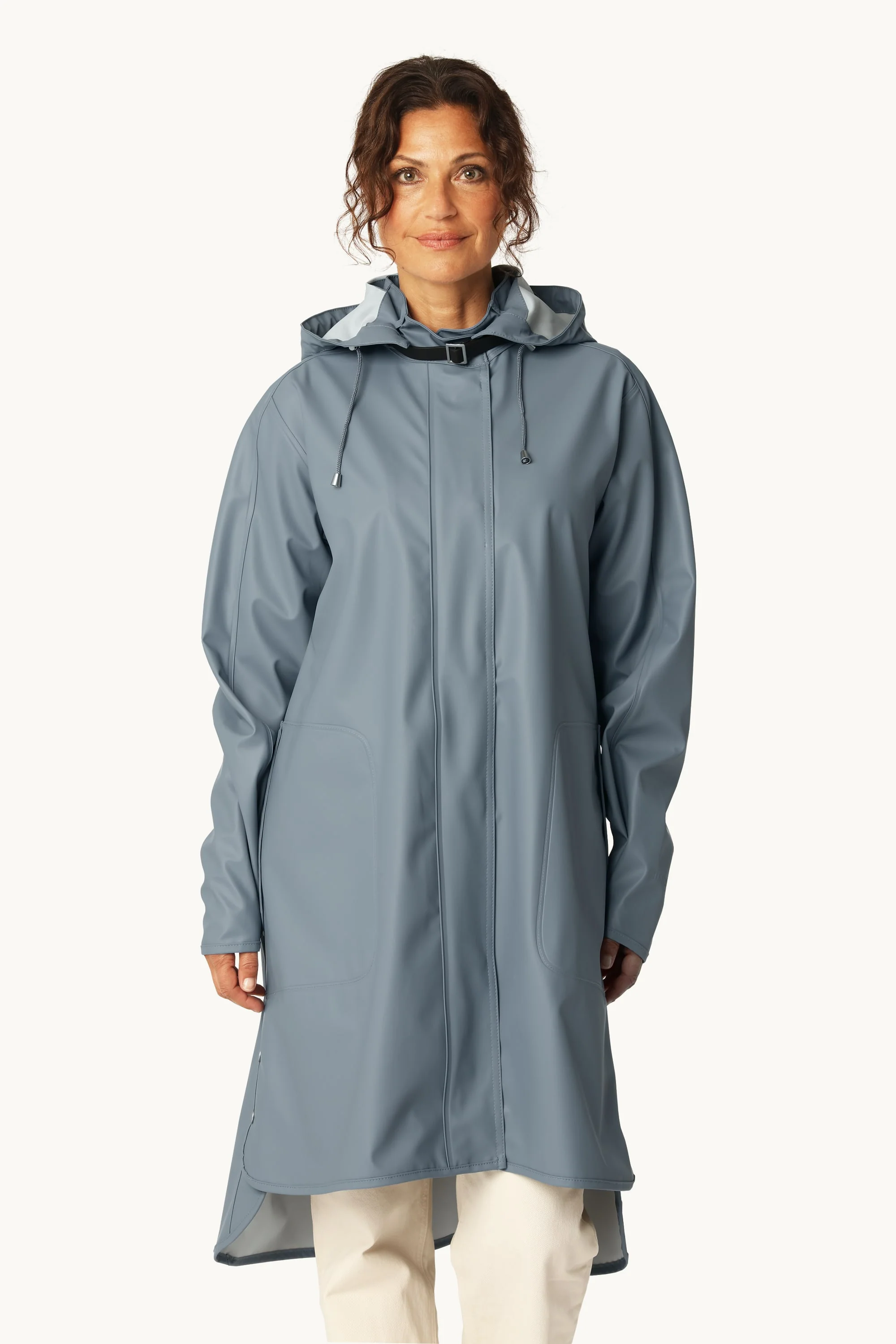 Light Raincoat - Grey Blue - Image 2