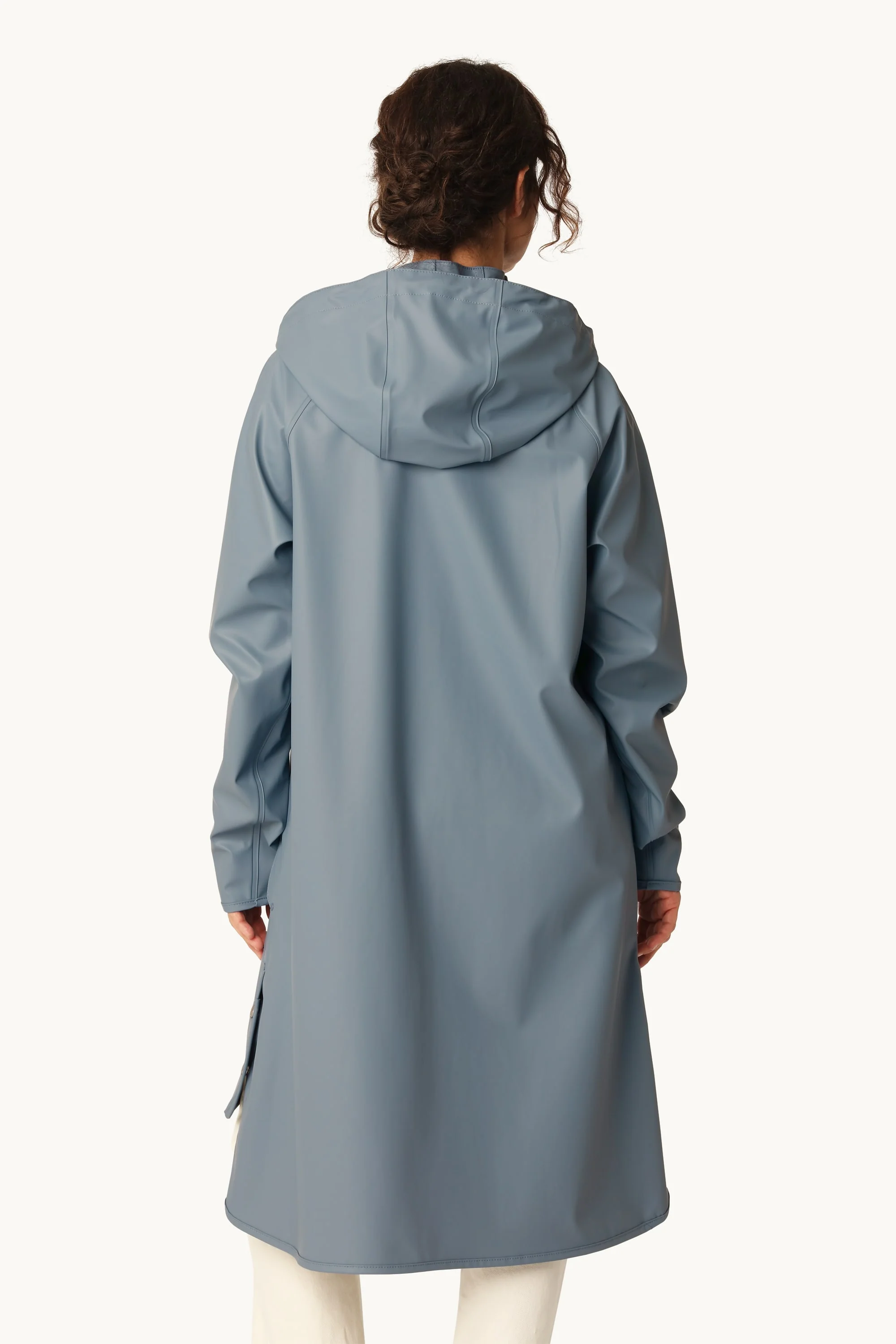 Light Raincoat - Grey Blue - Image 4