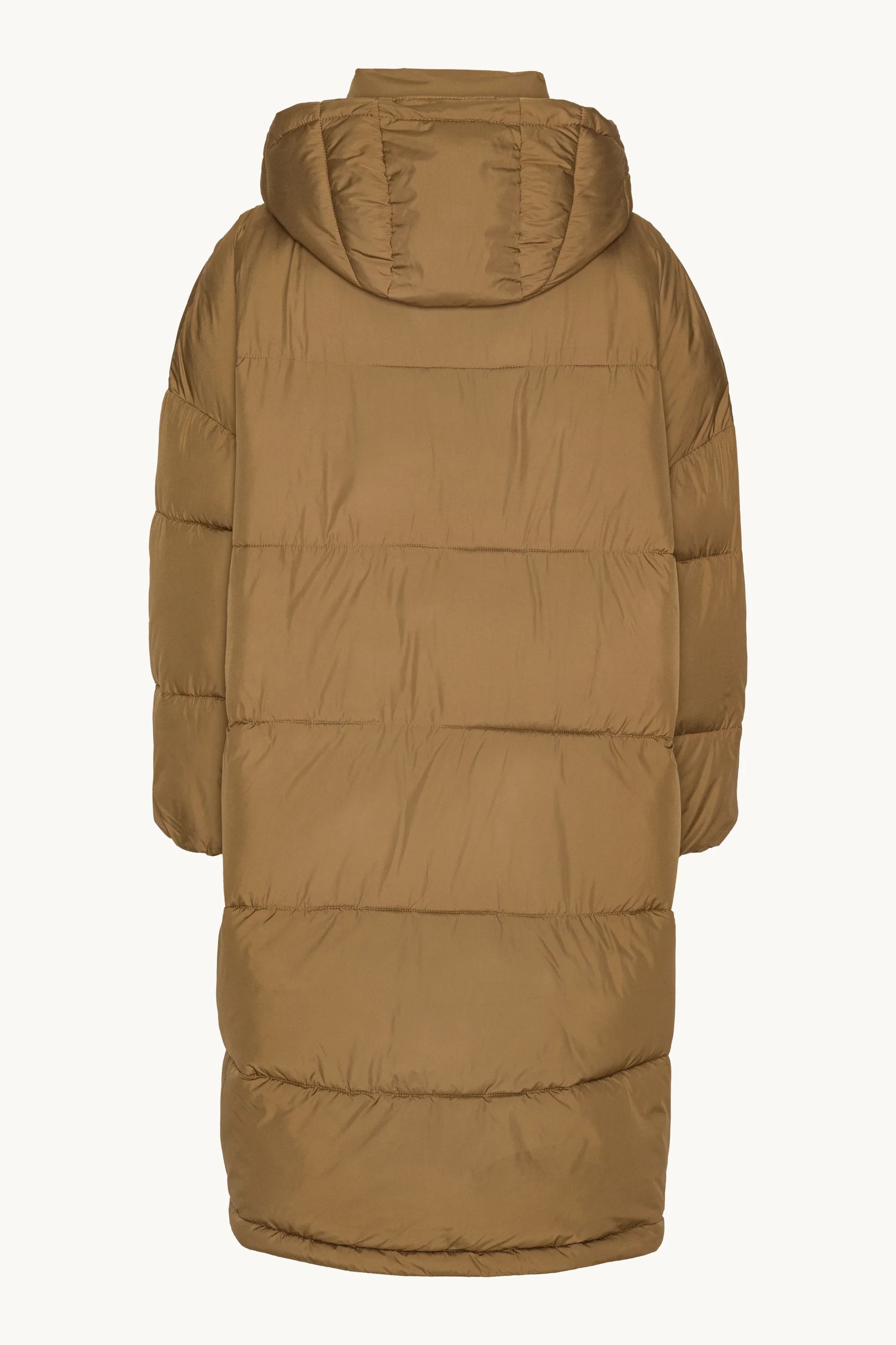 Long Padded Coat - Mocca - Image 6