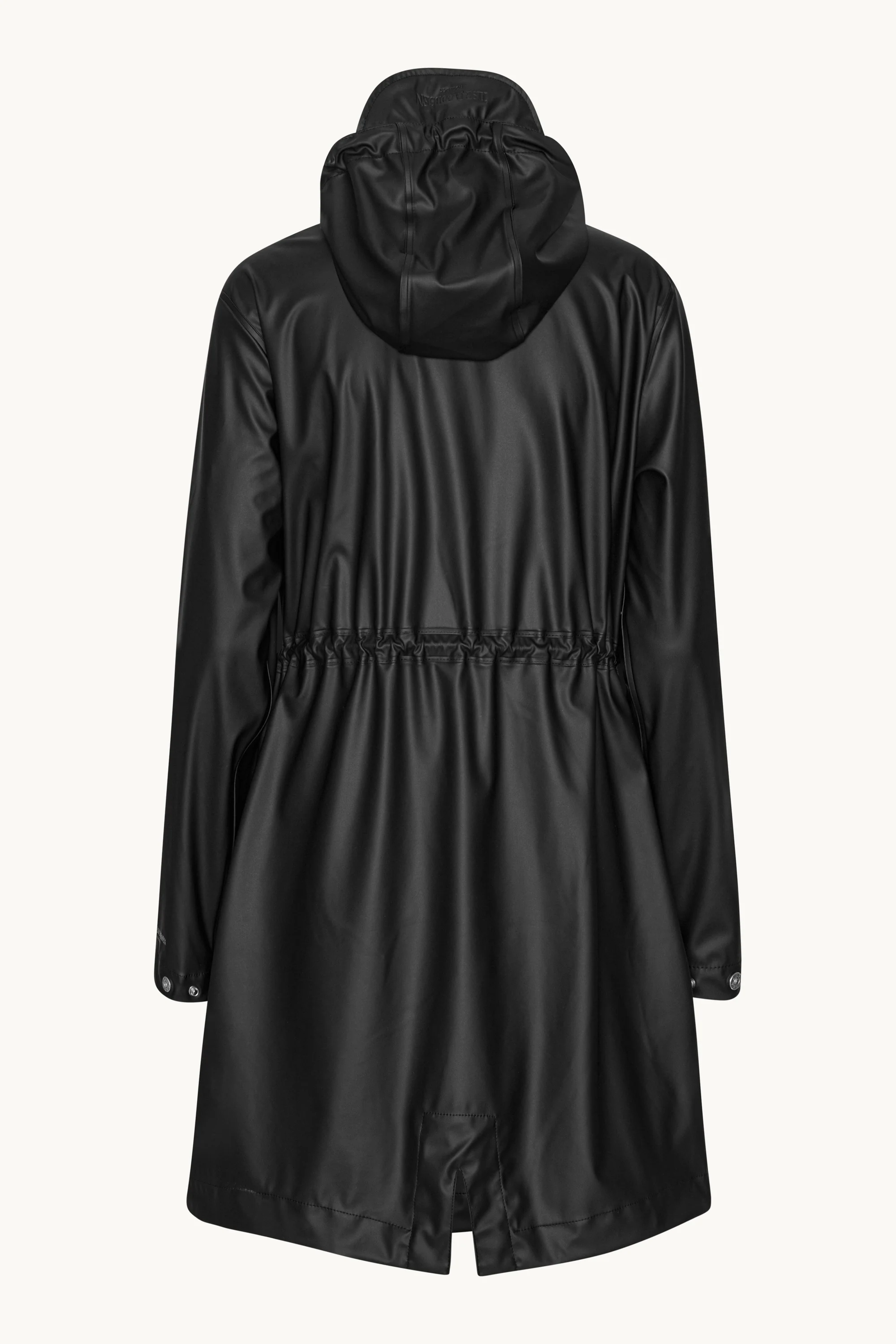 Long Parka Rain Jacket - Black Beauty - Image 6