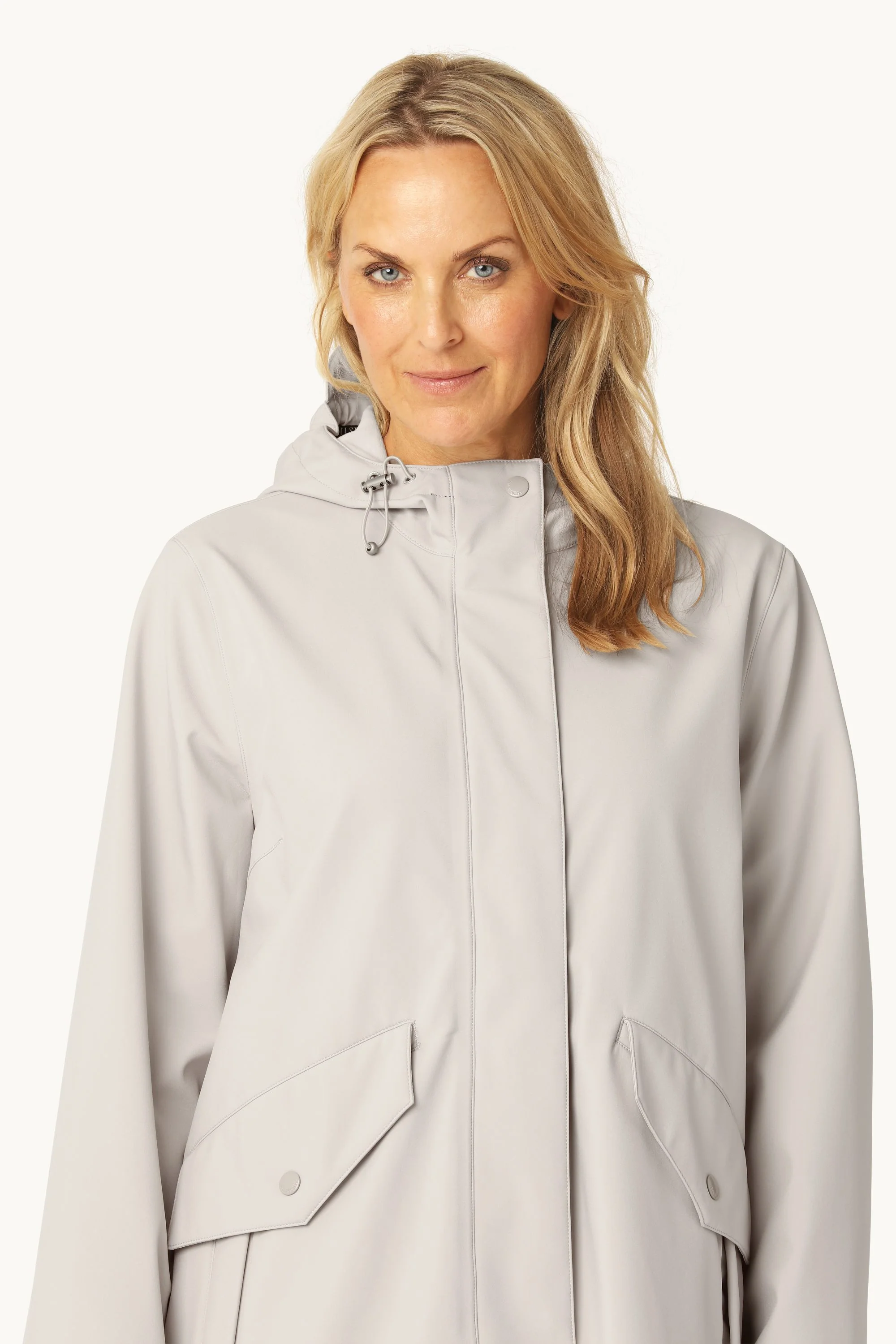 Long Softshell Raincoat - Chateau Gray - Image 3