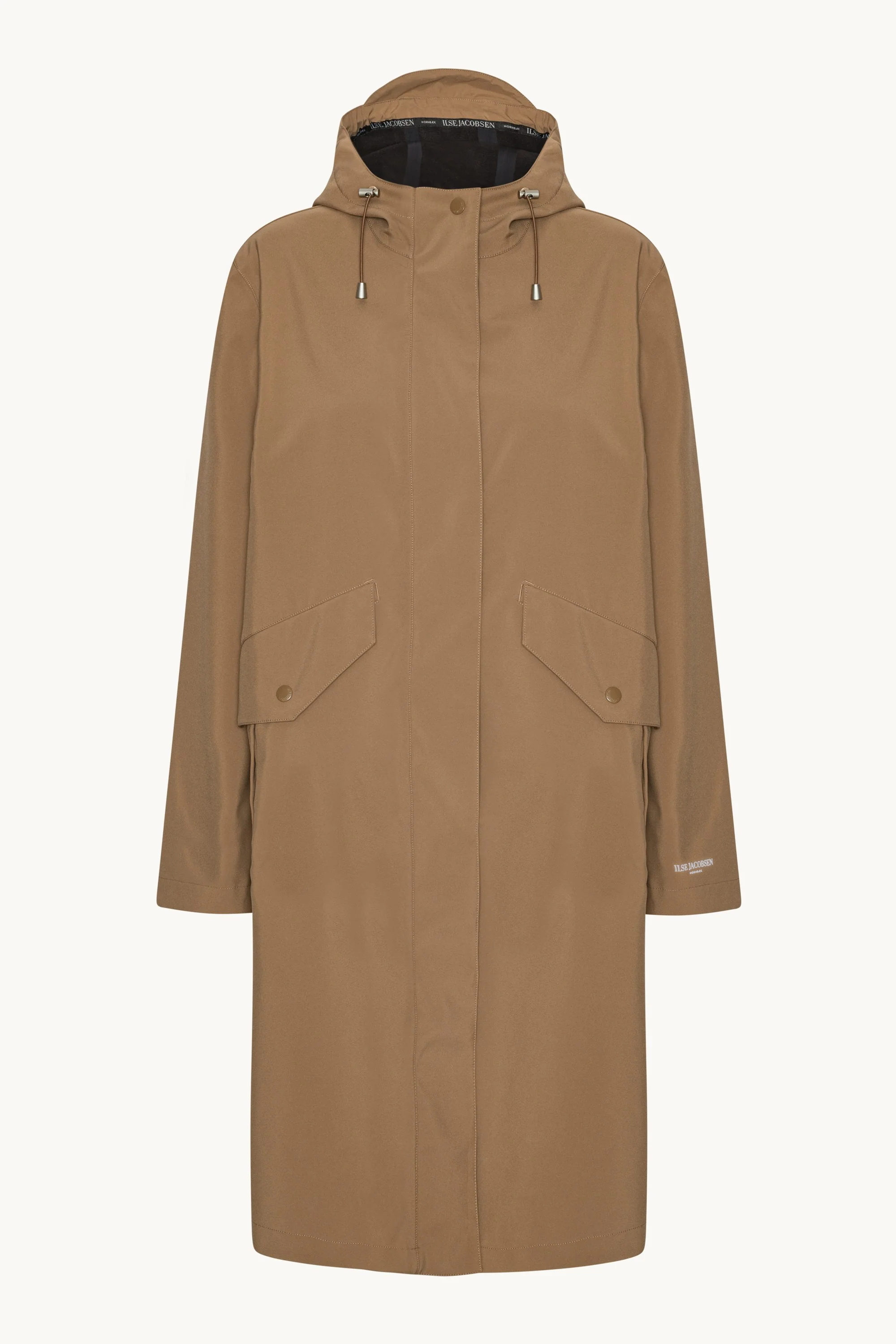 Long Softshell Raincoat - Mocca - Image 5
