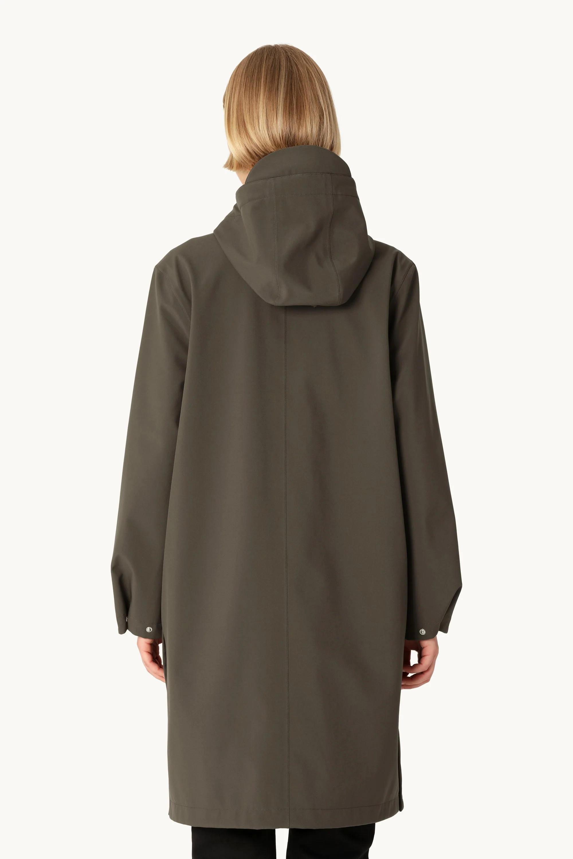 Long Softshell Raincoat - Wren - Image 2