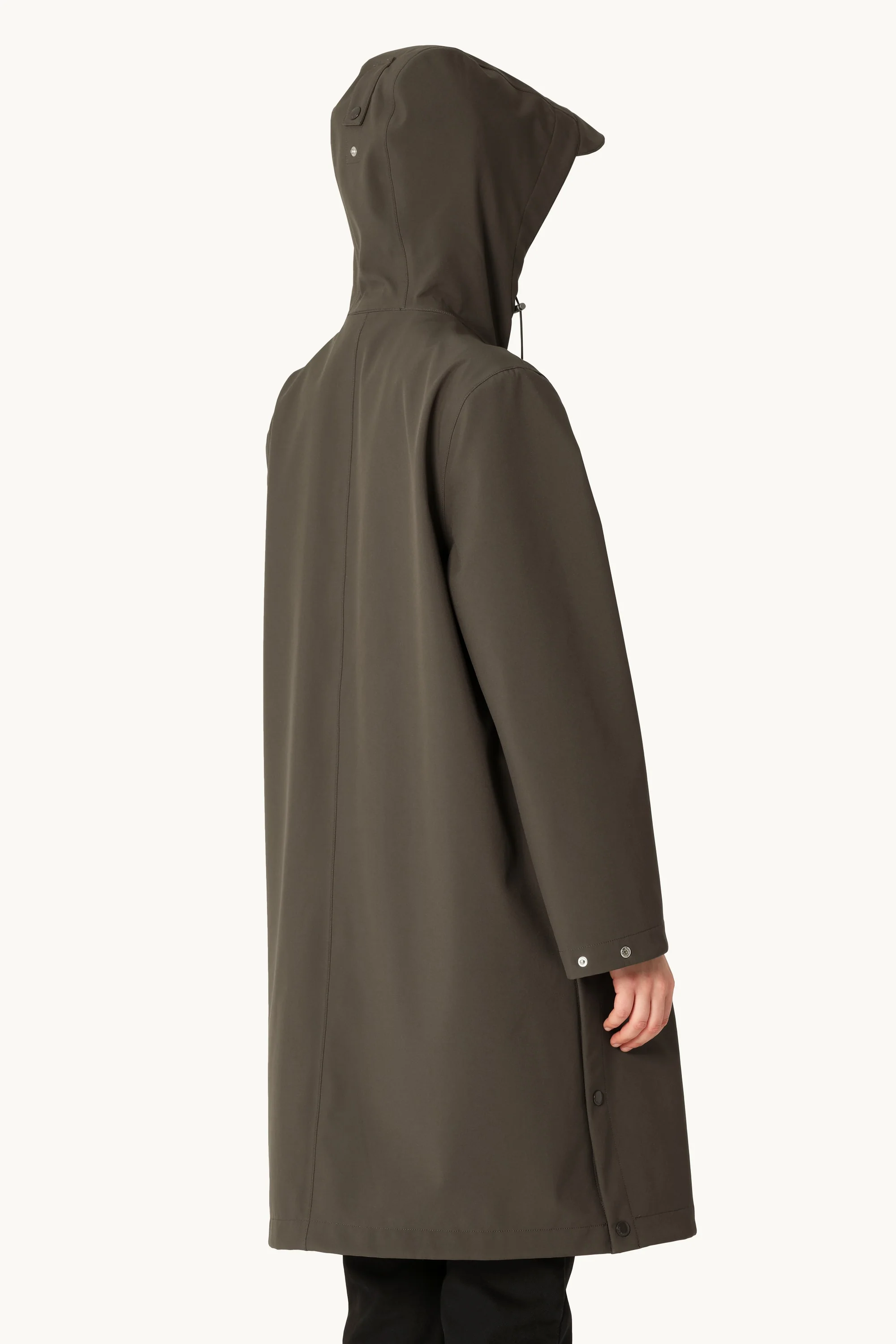 Long Softshell Raincoat - Wren - Image 3