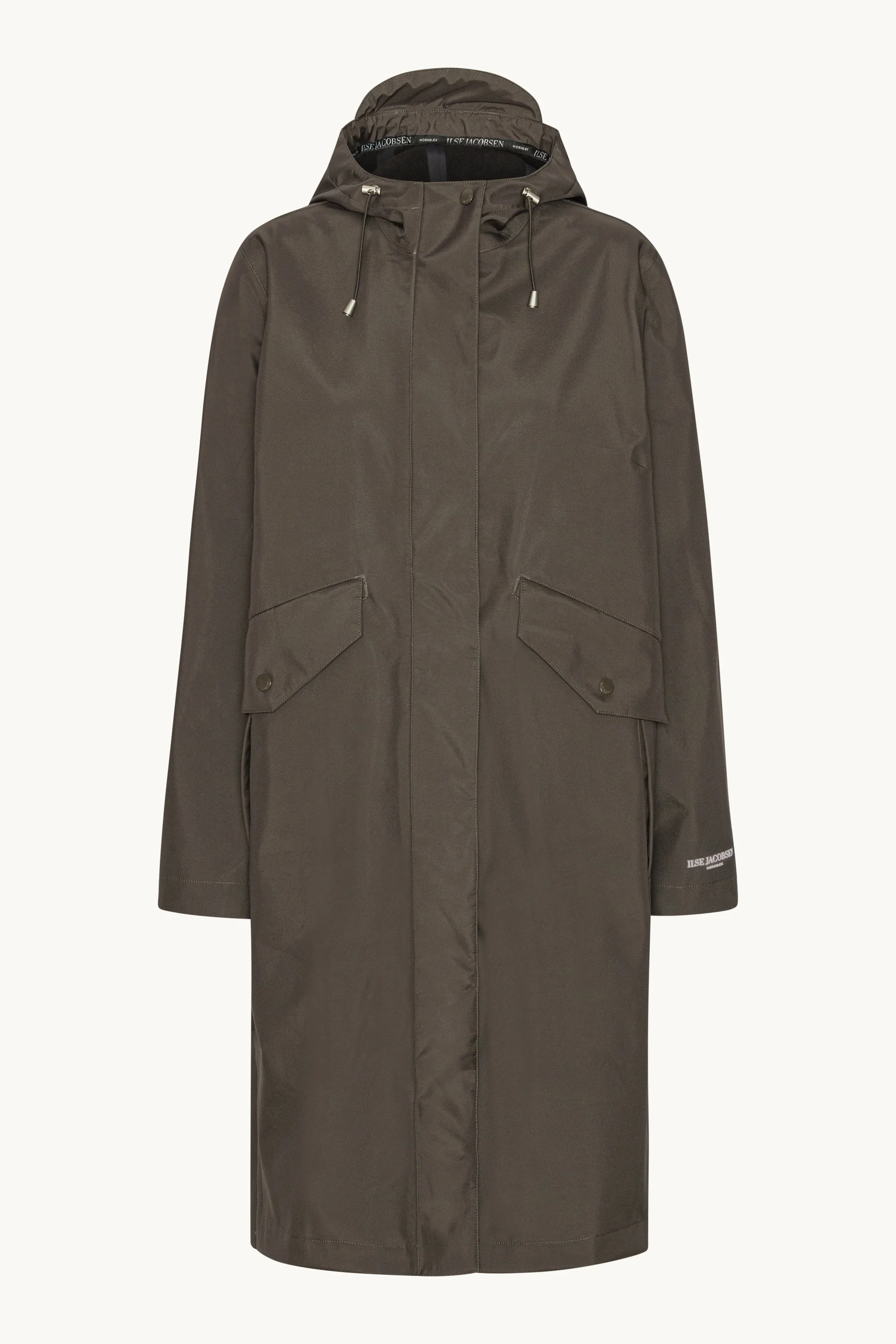 Long Softshell Raincoat - Wren - Image 6