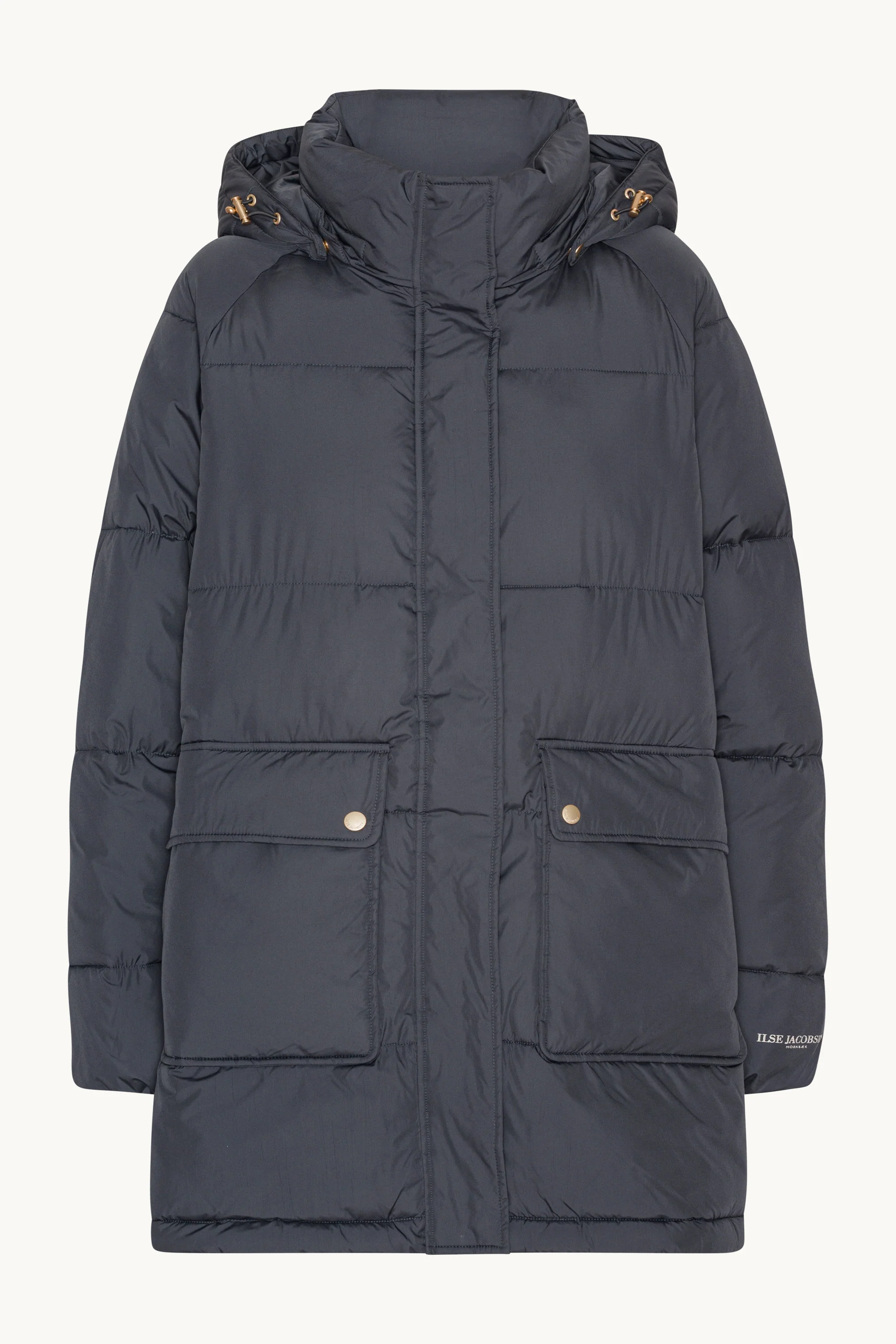 Oversized Padded Coat - Ombre Blue - Image 5