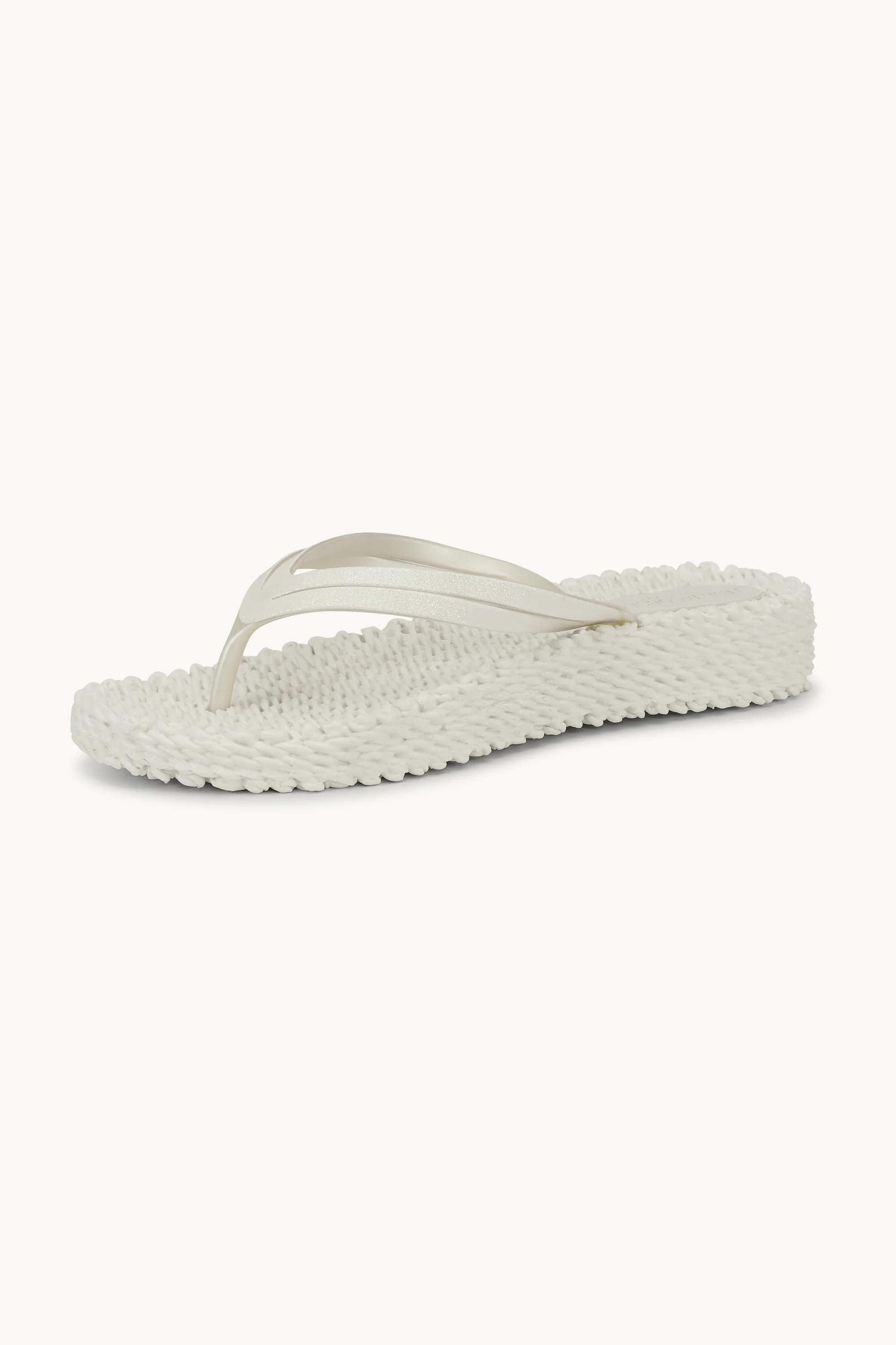 Platform Flip-flops Glitter - Creme - Image 8