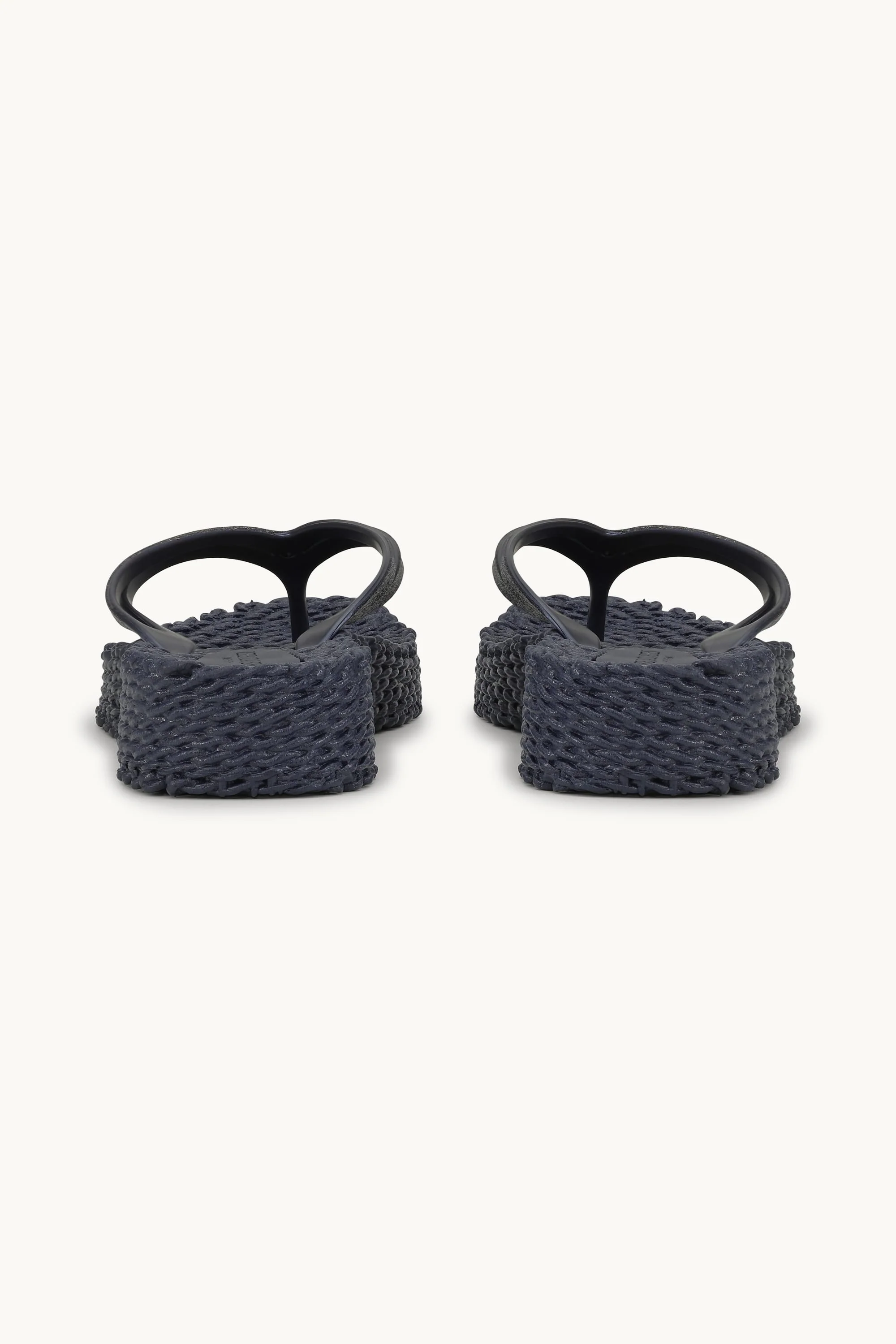 Platform Flip-flops Glitter - Indigo - Image 6