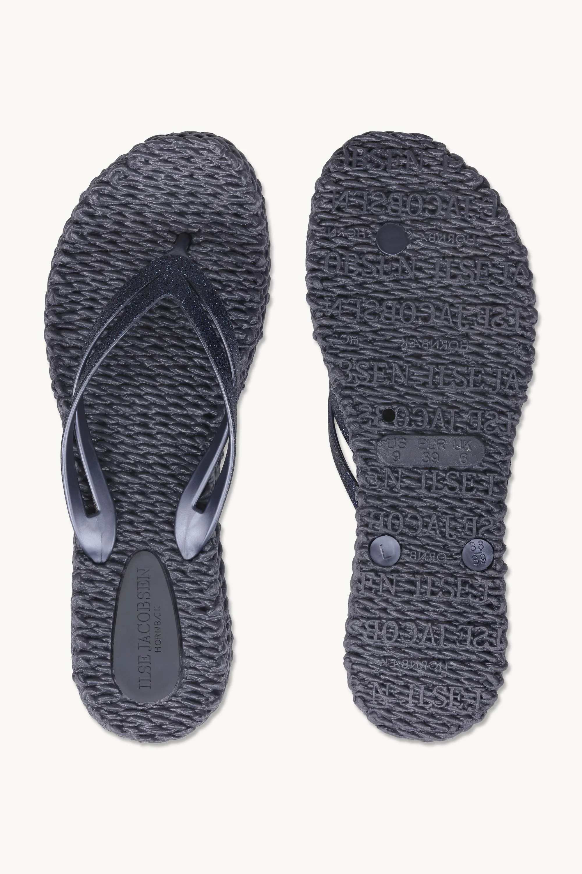 Platform Flip-flops Glitter - Ombre Blue - Image 4