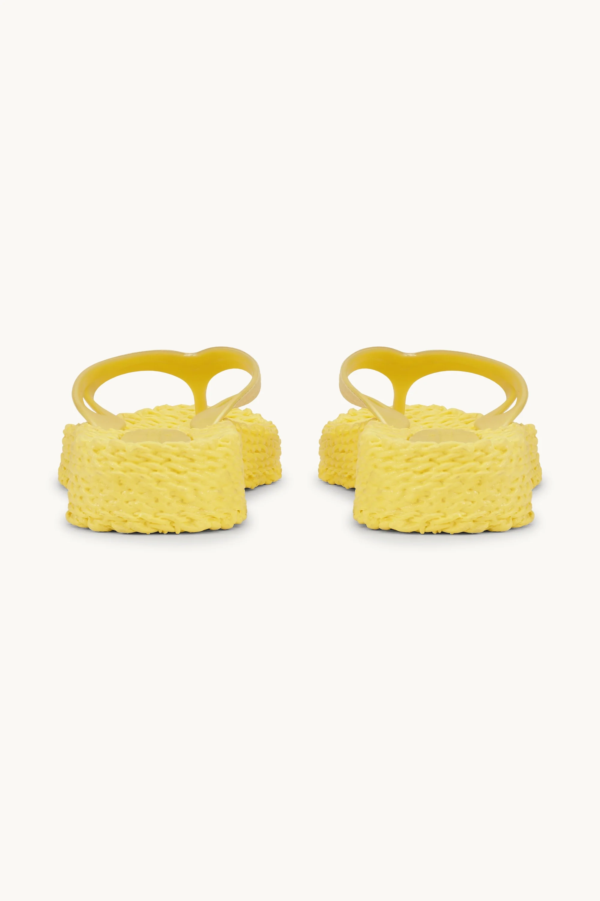 Platform Flip-flops Glitter - Pale Banana - Image 6