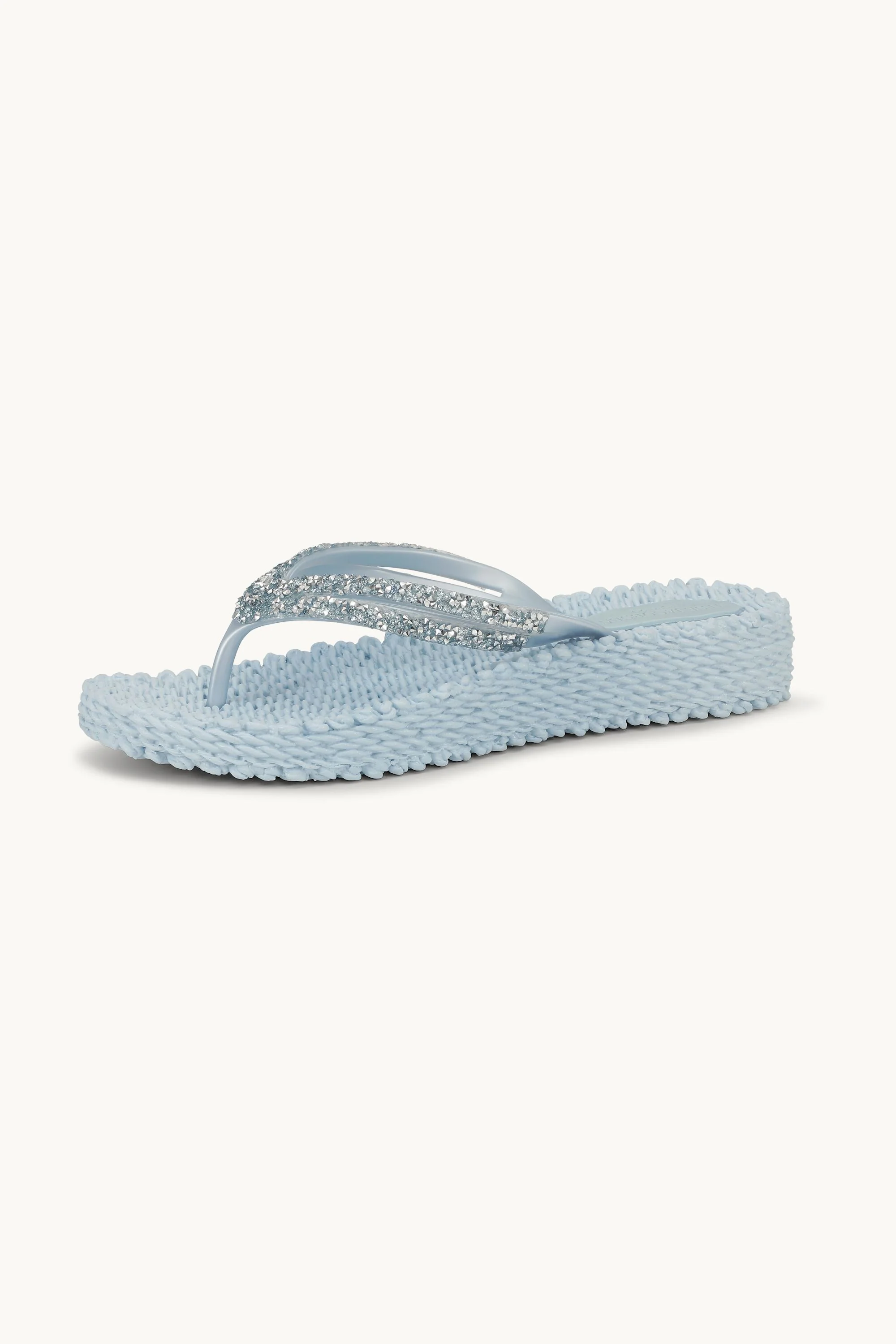 Platform Flip-flops Glitter Stones - Blue Bell - Image 7