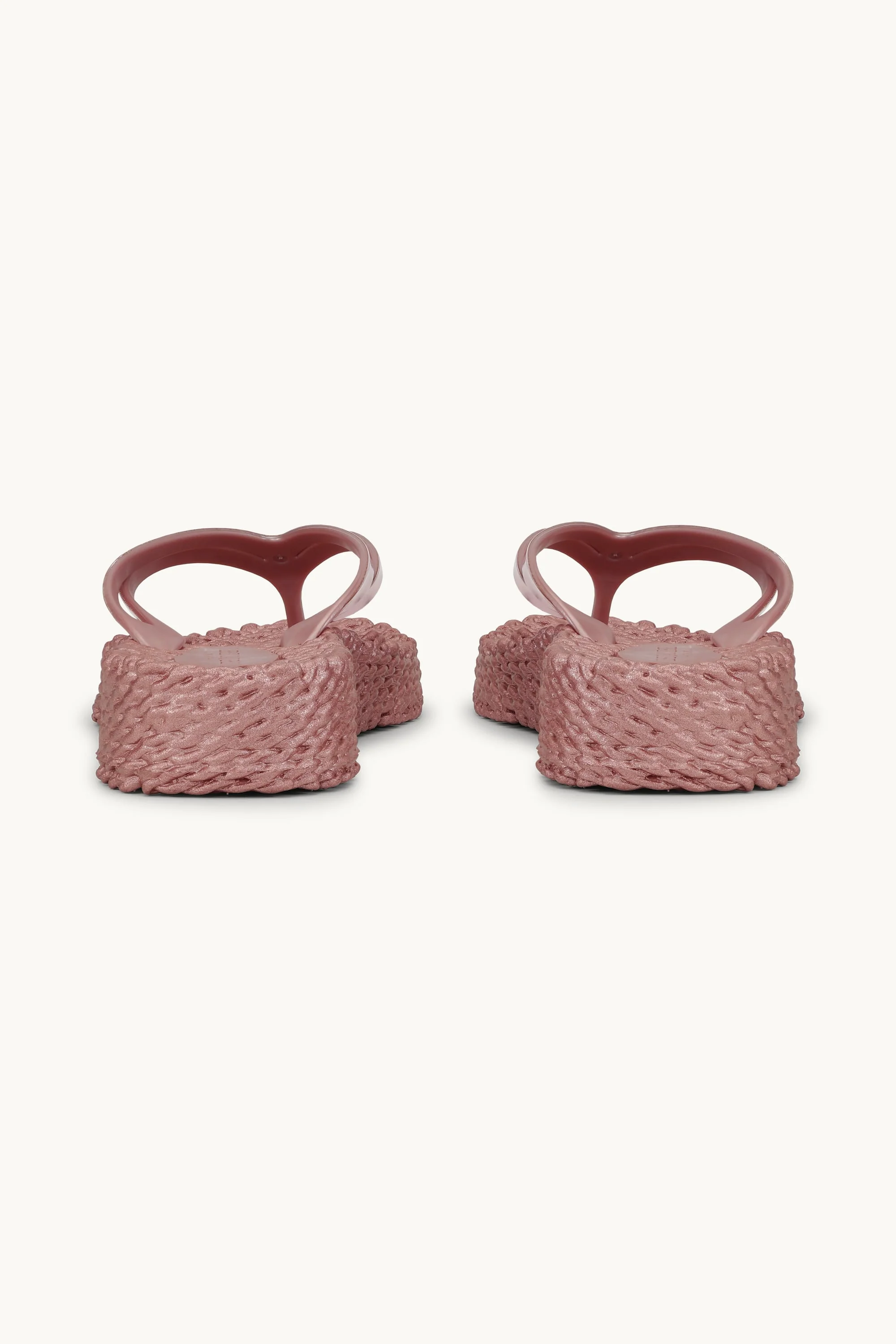 Platform Flip-flops Metallic - Rose Gold - Image 6