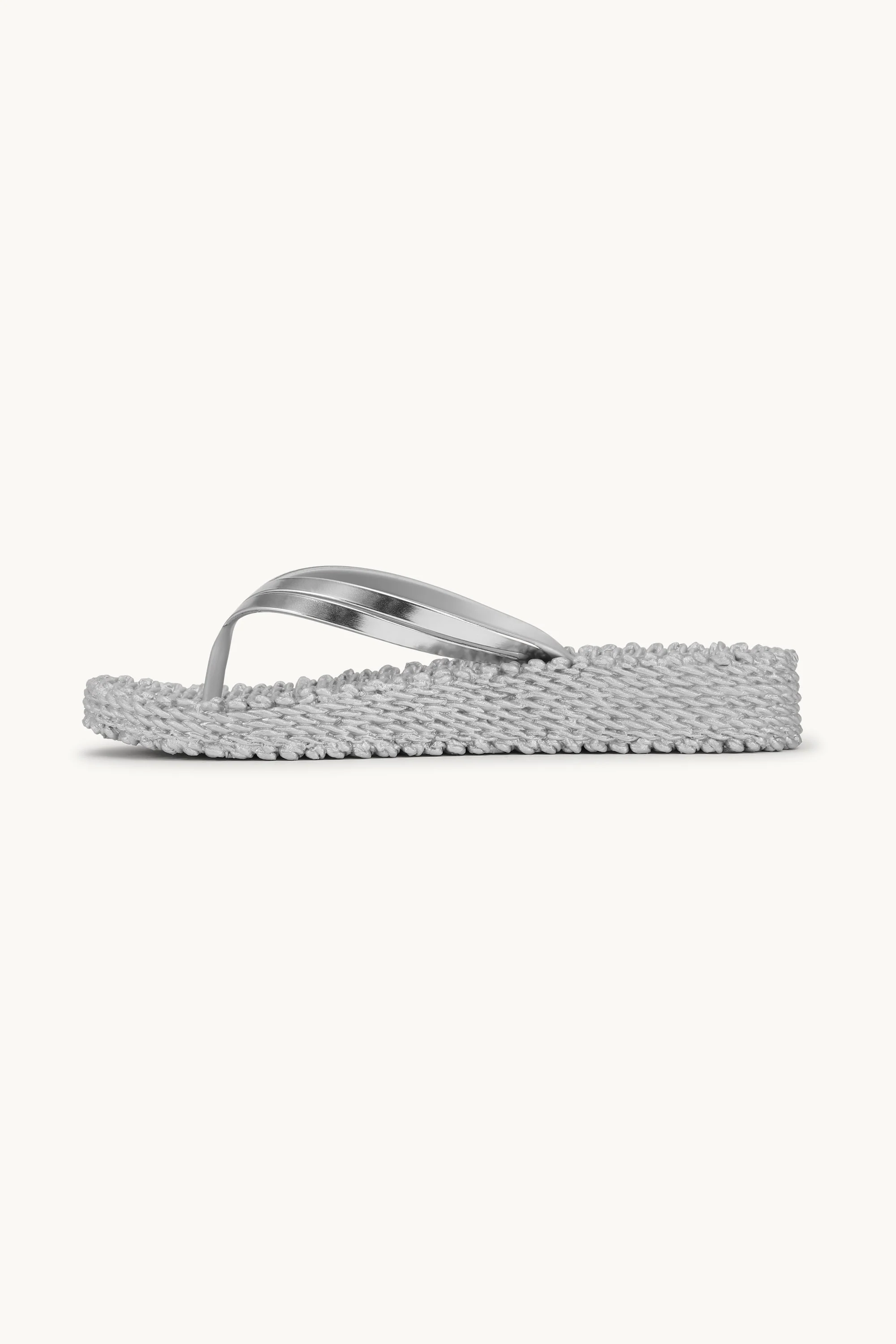 Platform Flip-flops Metallic - Silver - Image 3