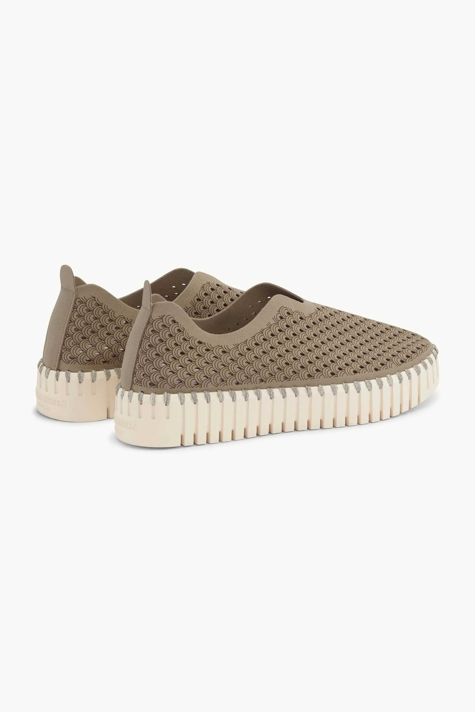 Platform Tulip Flats - Coriander Pearled Ivory - Image 2
