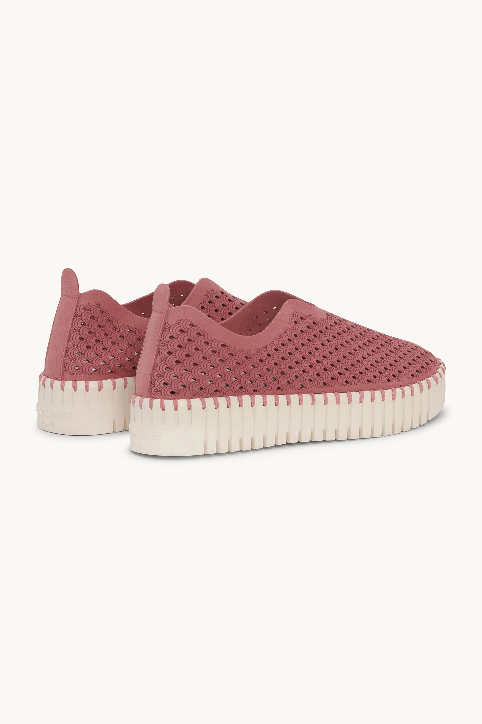 Platform Tulip Flats - Rouge Pearled Ivory - Image 3