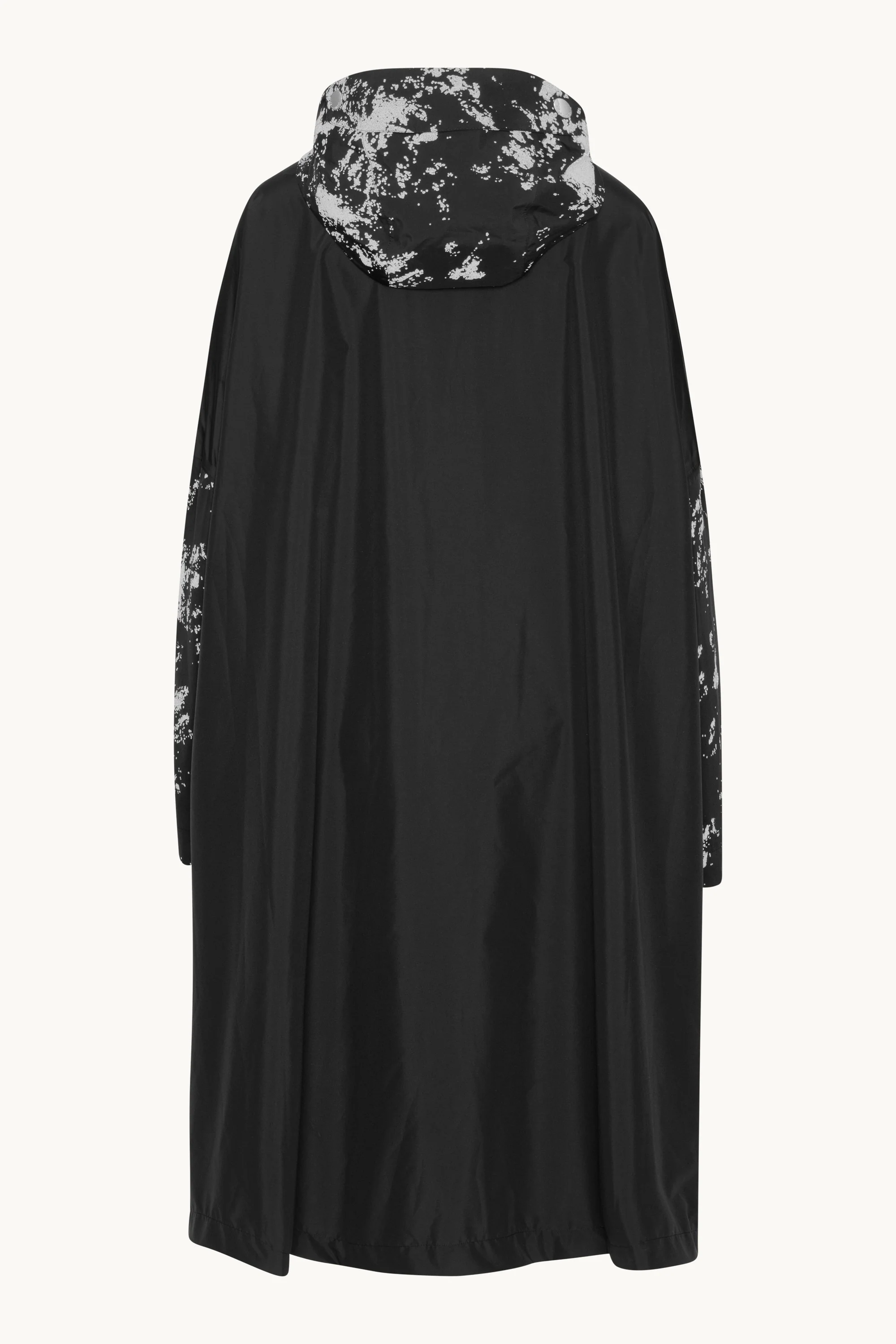 Poncho Raincoat - Black - Image 6