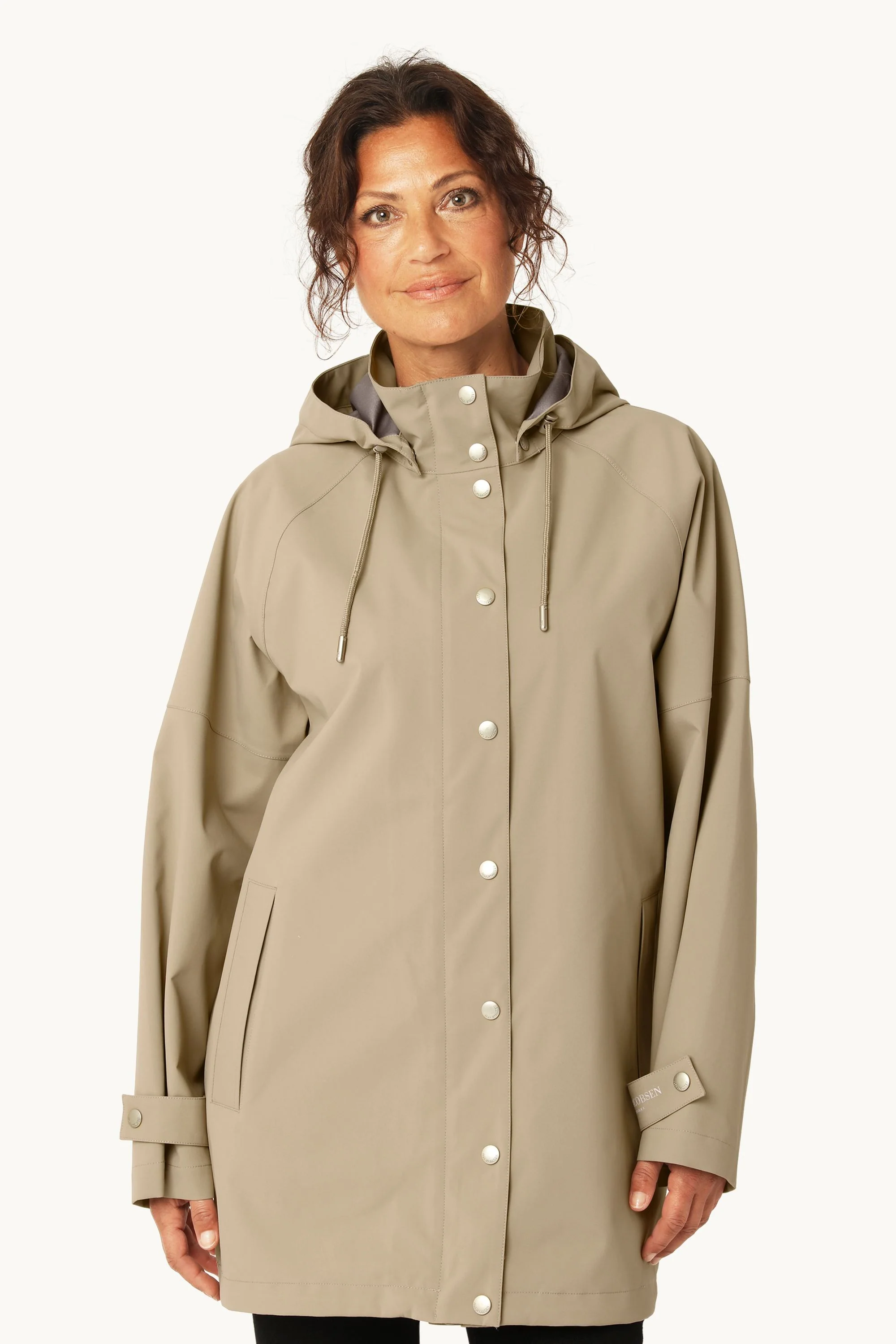Rain Jacket - Greige - Image 2