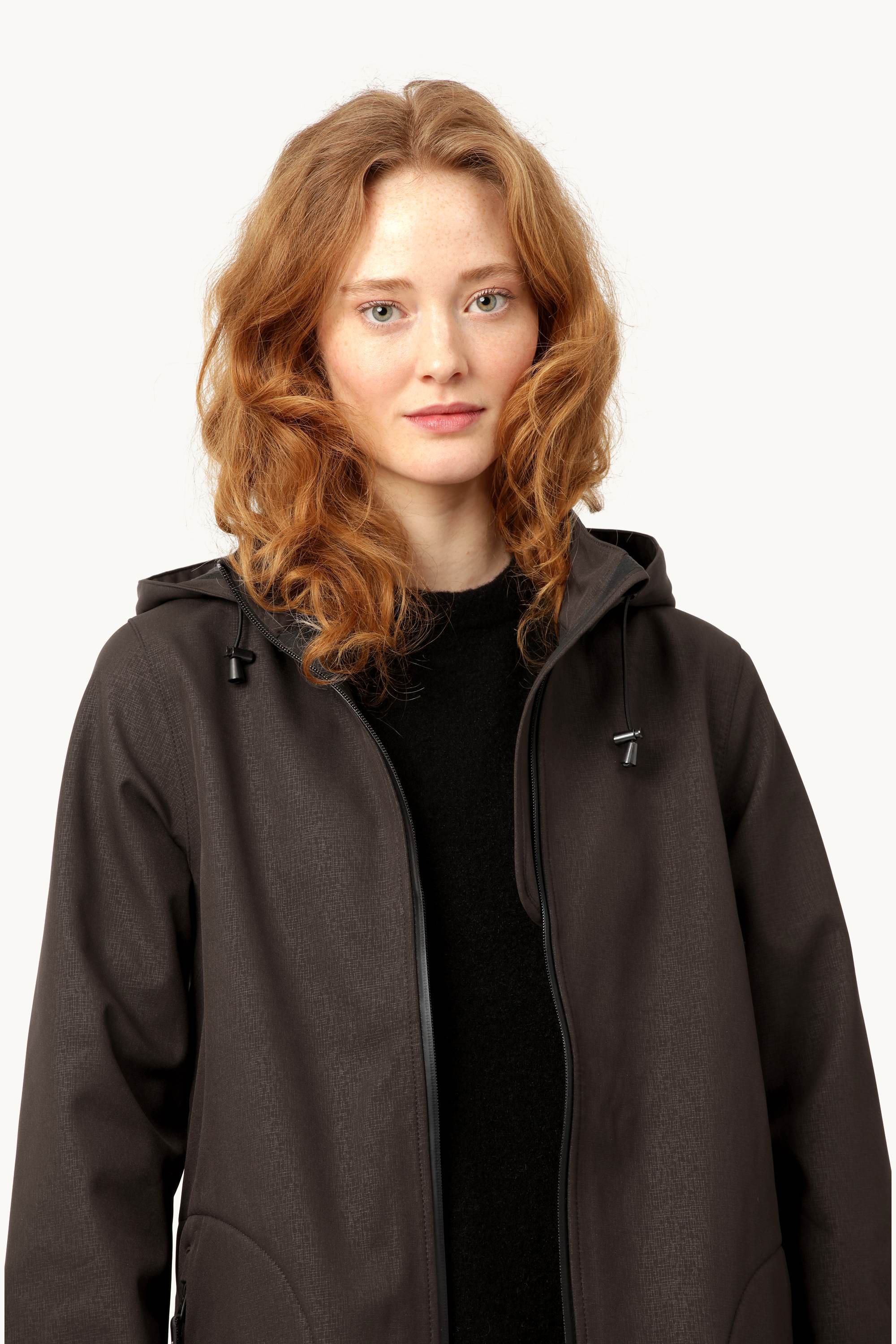 Softshell Raincoat A-line - Black - Image 6