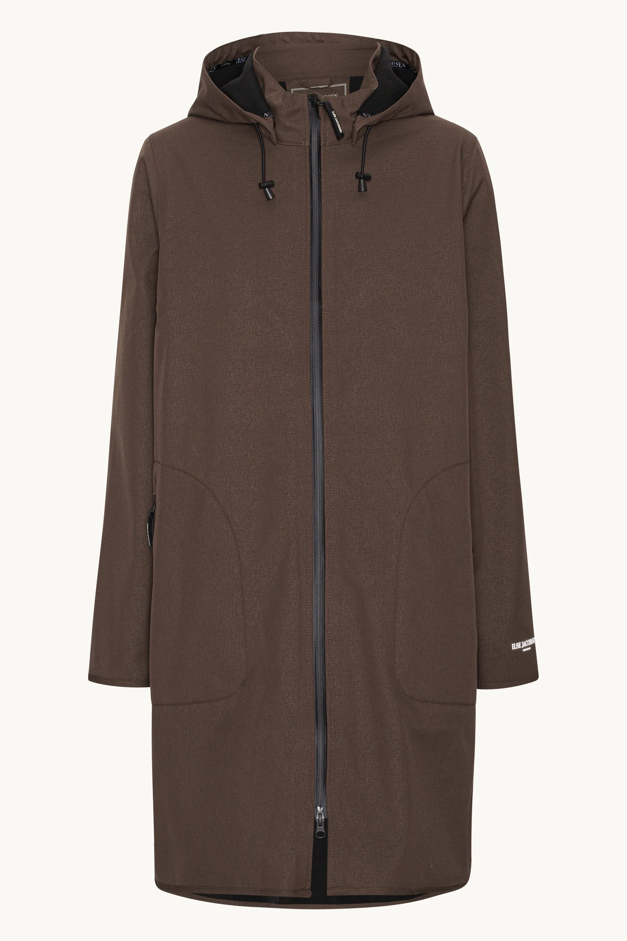 Softshell Raincoat A-line - Chocolate Brown - Image 5