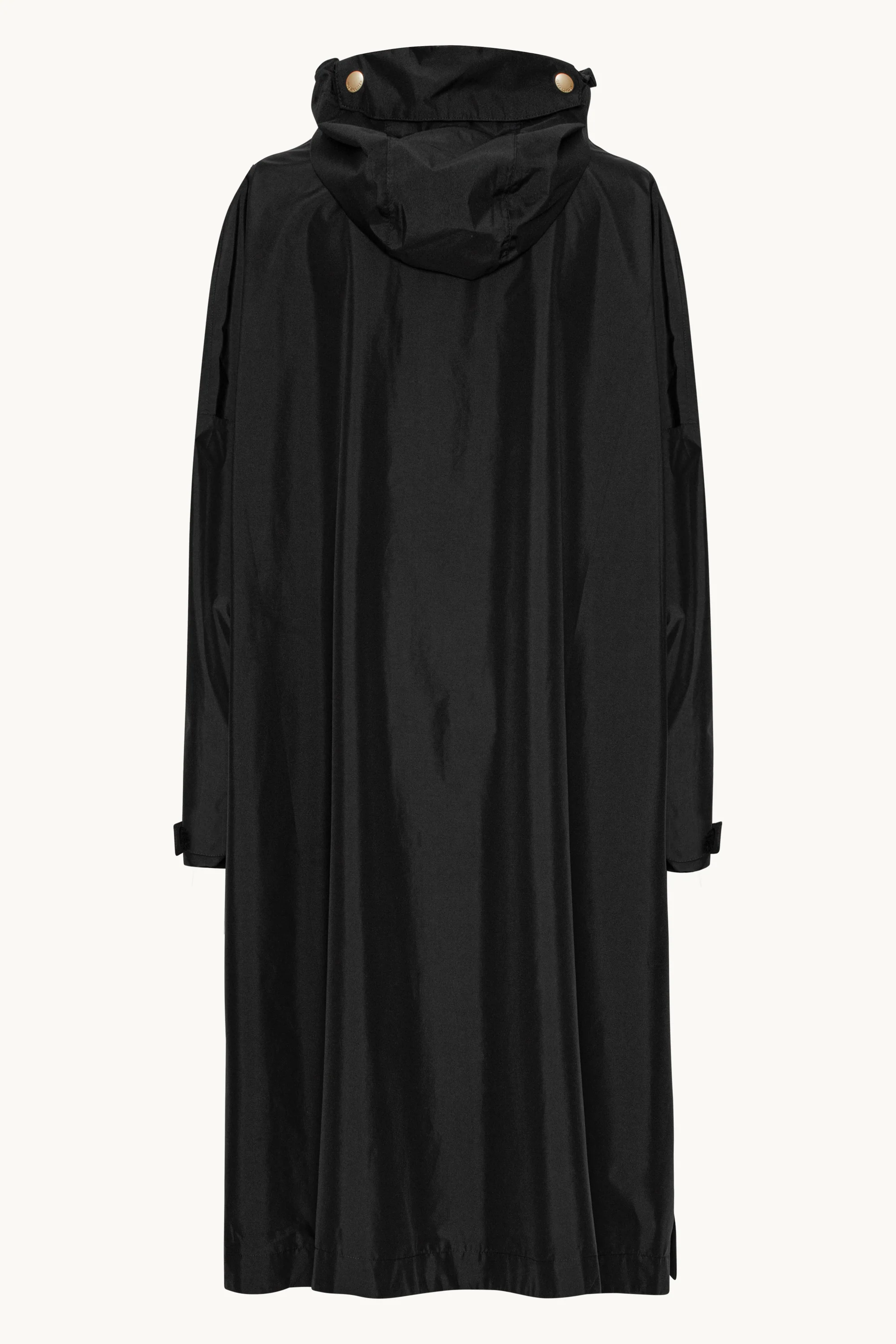 Poncho With Sleeves - Black - Image 8