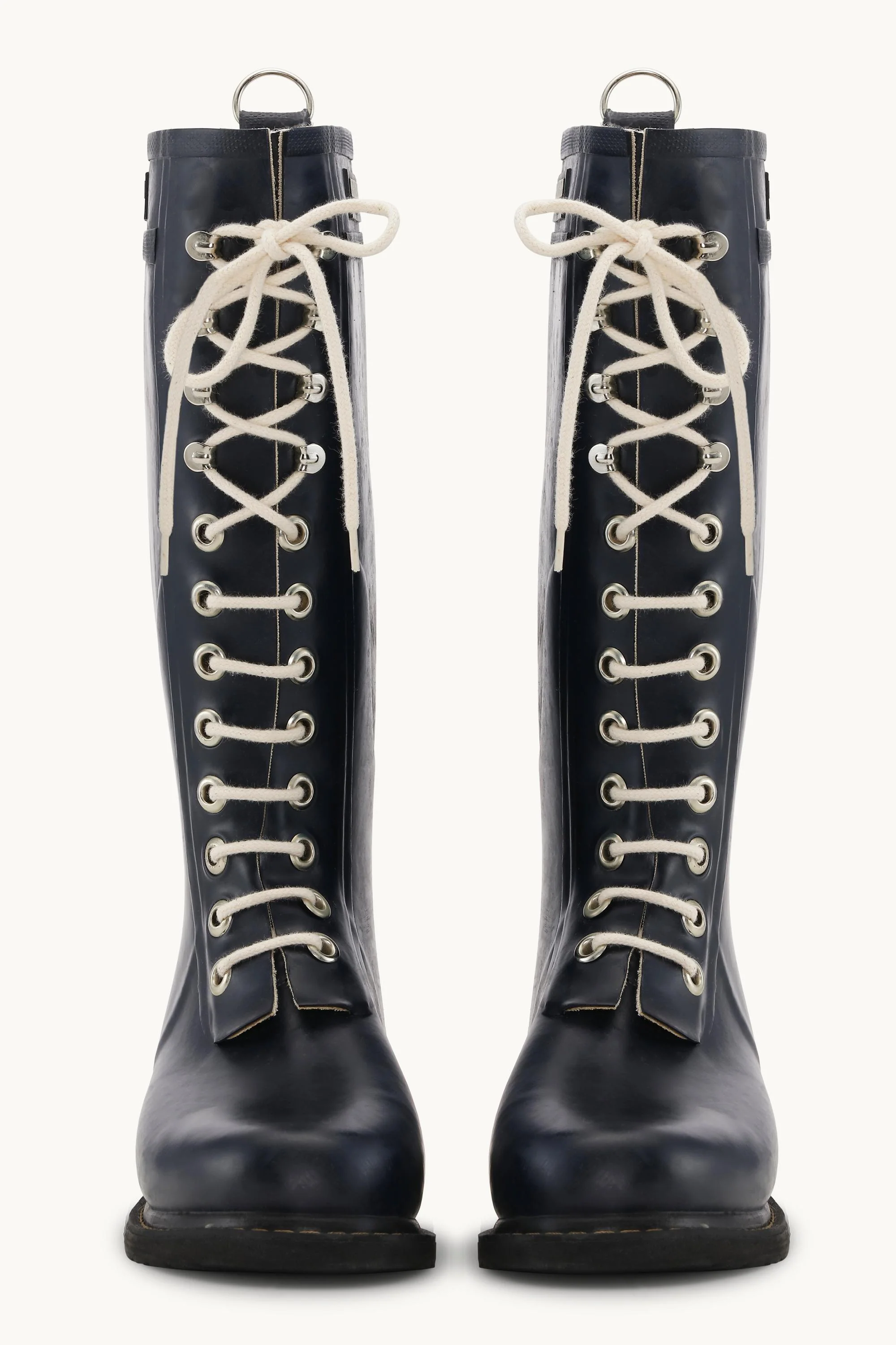 Long Rubber Boots - Dark Indigo - Image 5