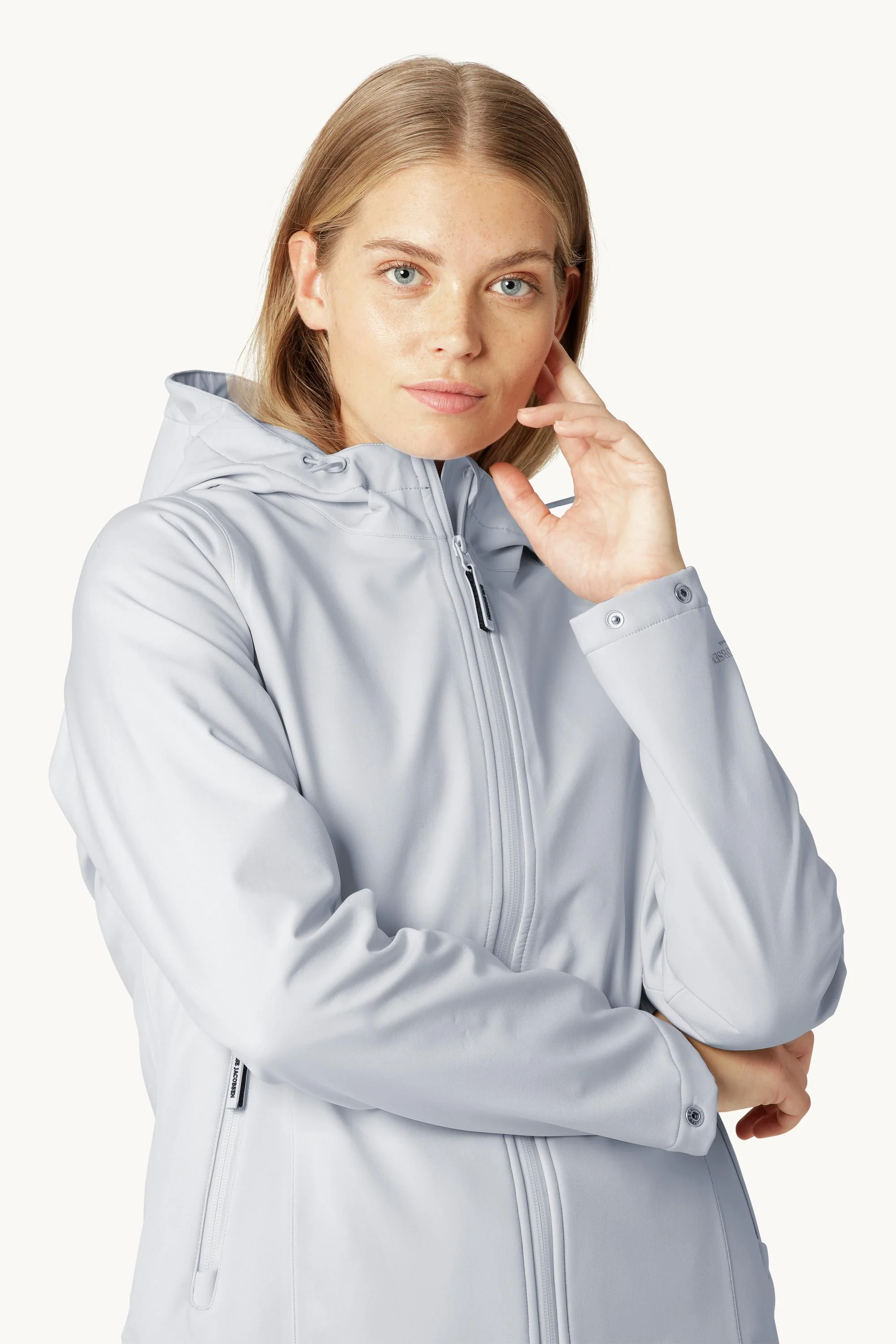 Short Softshell Raincoat - Heather - Image 4