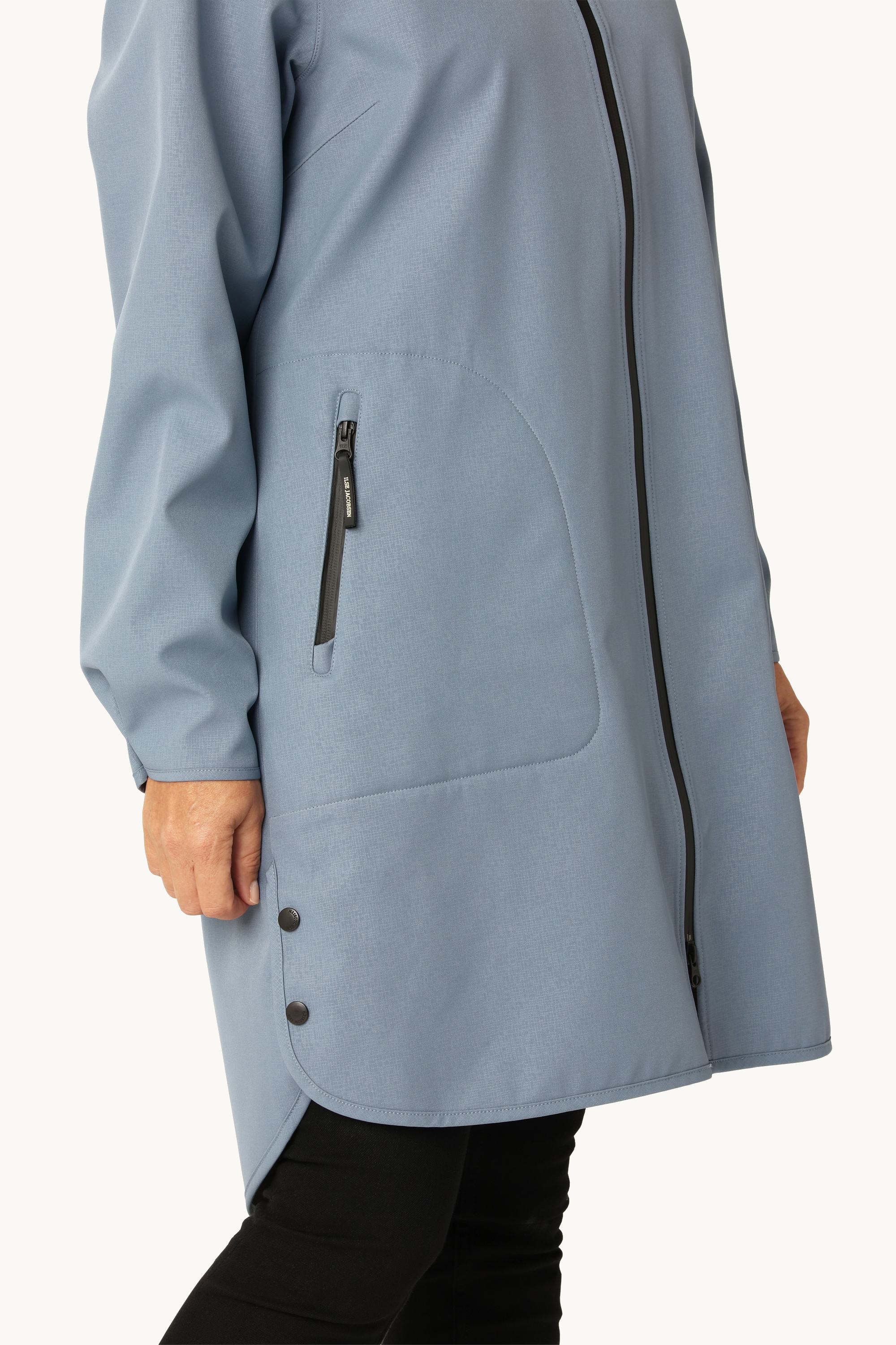 Softshell Raincoat A-line - Grey Blue - Image 5