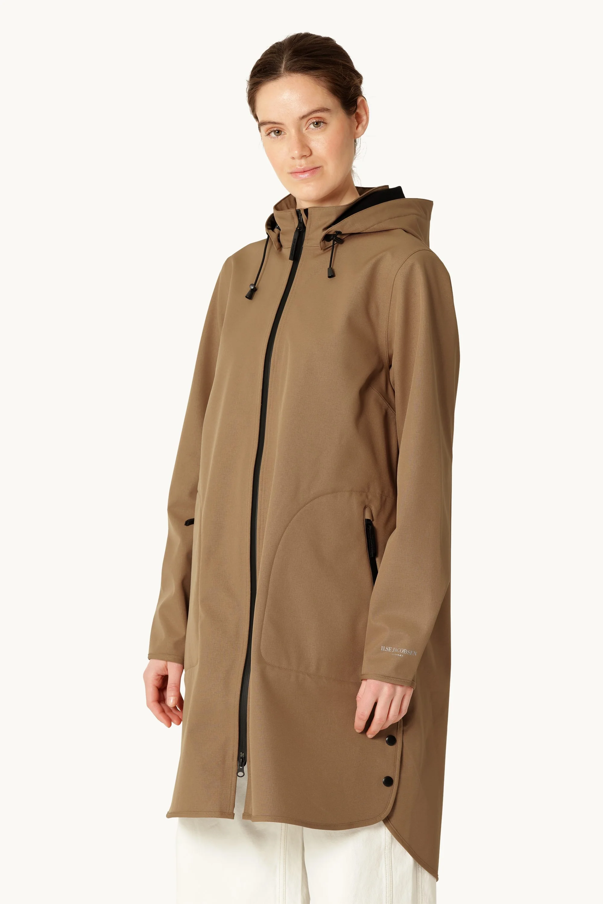 Softshell Raincoat A-line - Mocca - Image 2