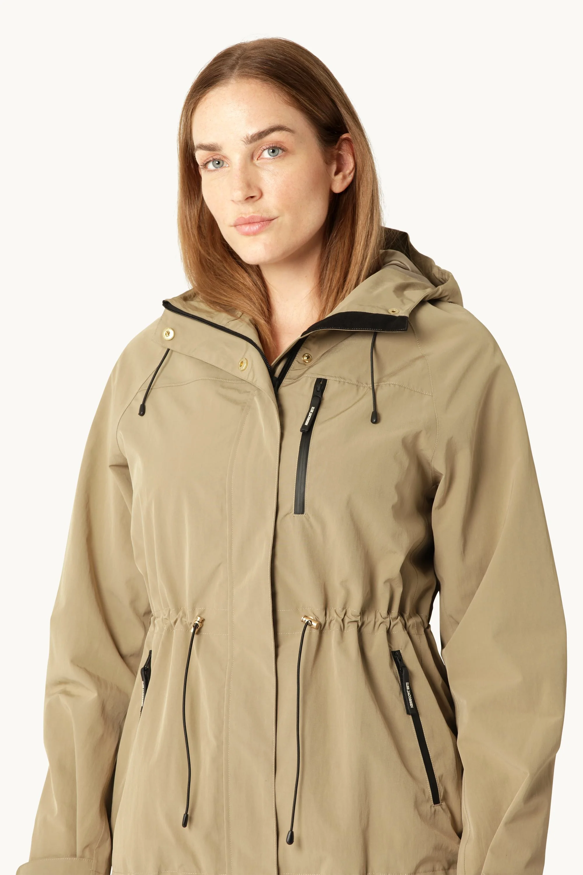 Technical Raincoat - Greige - Image 4