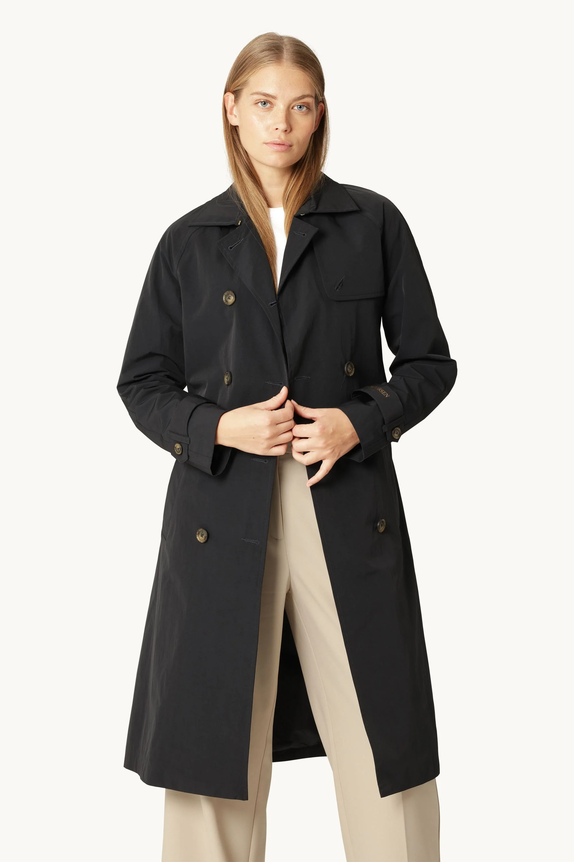 Technical Trench Raincoat - Dark Indigo - Image 2