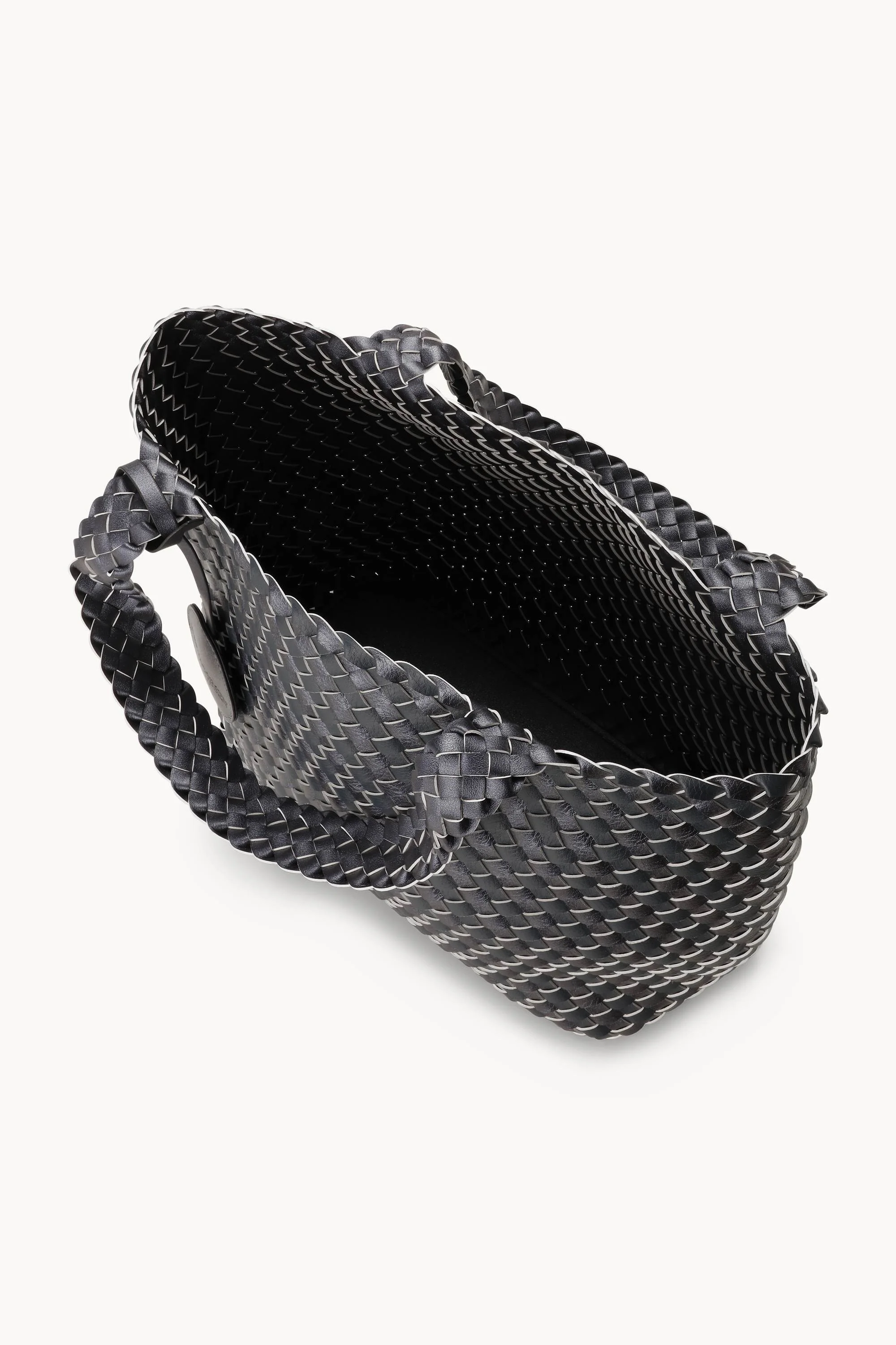 Tote Bag Braided - Ombre Blue Metallic Ombre Blue - Image 4