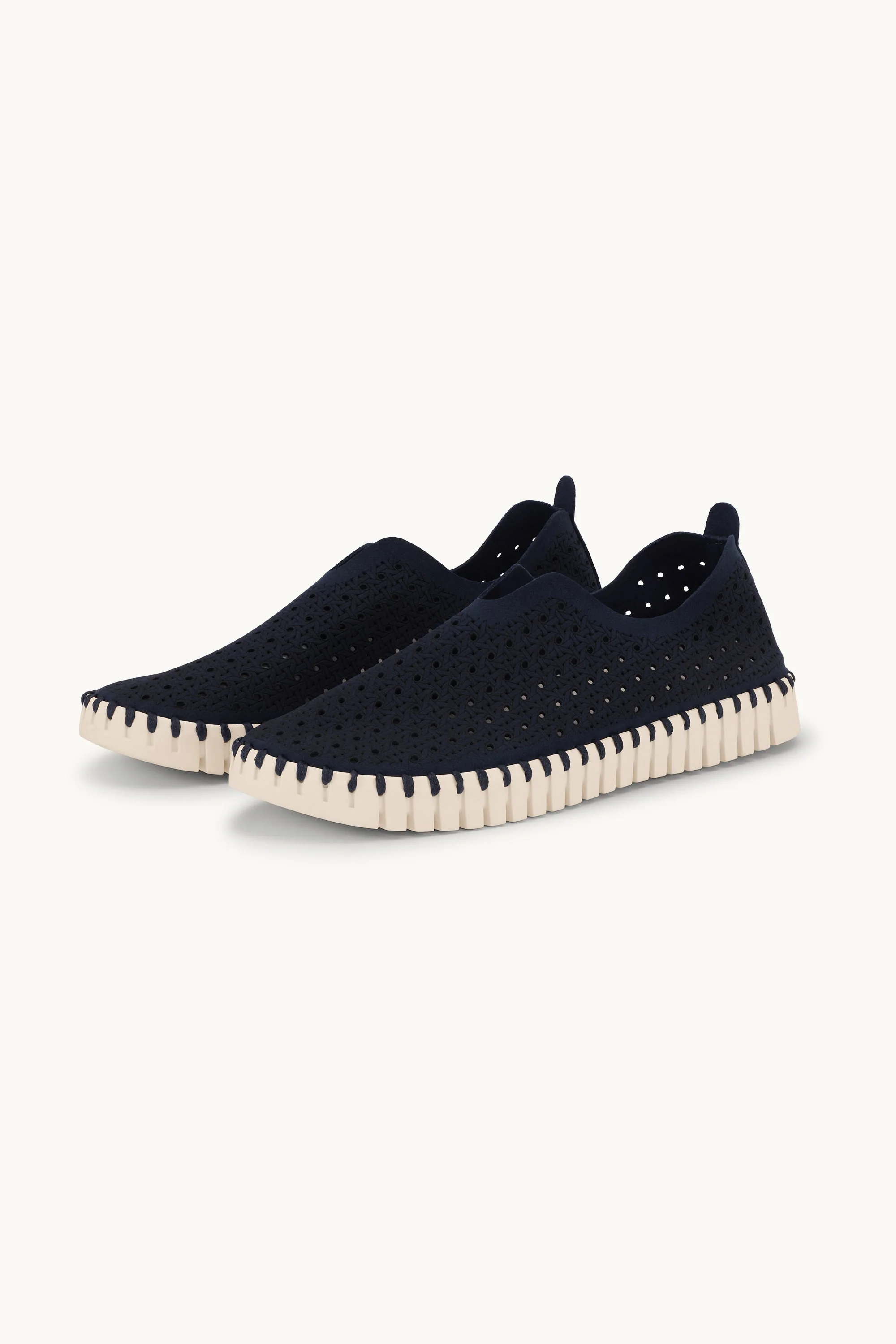 Tulip Flats - Dark Indigo Pearled Ivory