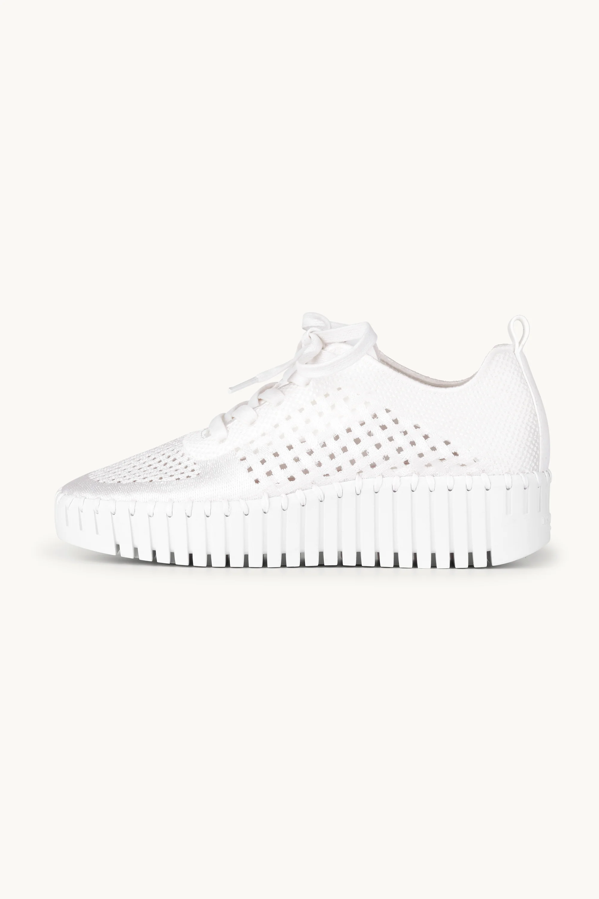 Tulip Flats With Laces - White White - Image 3