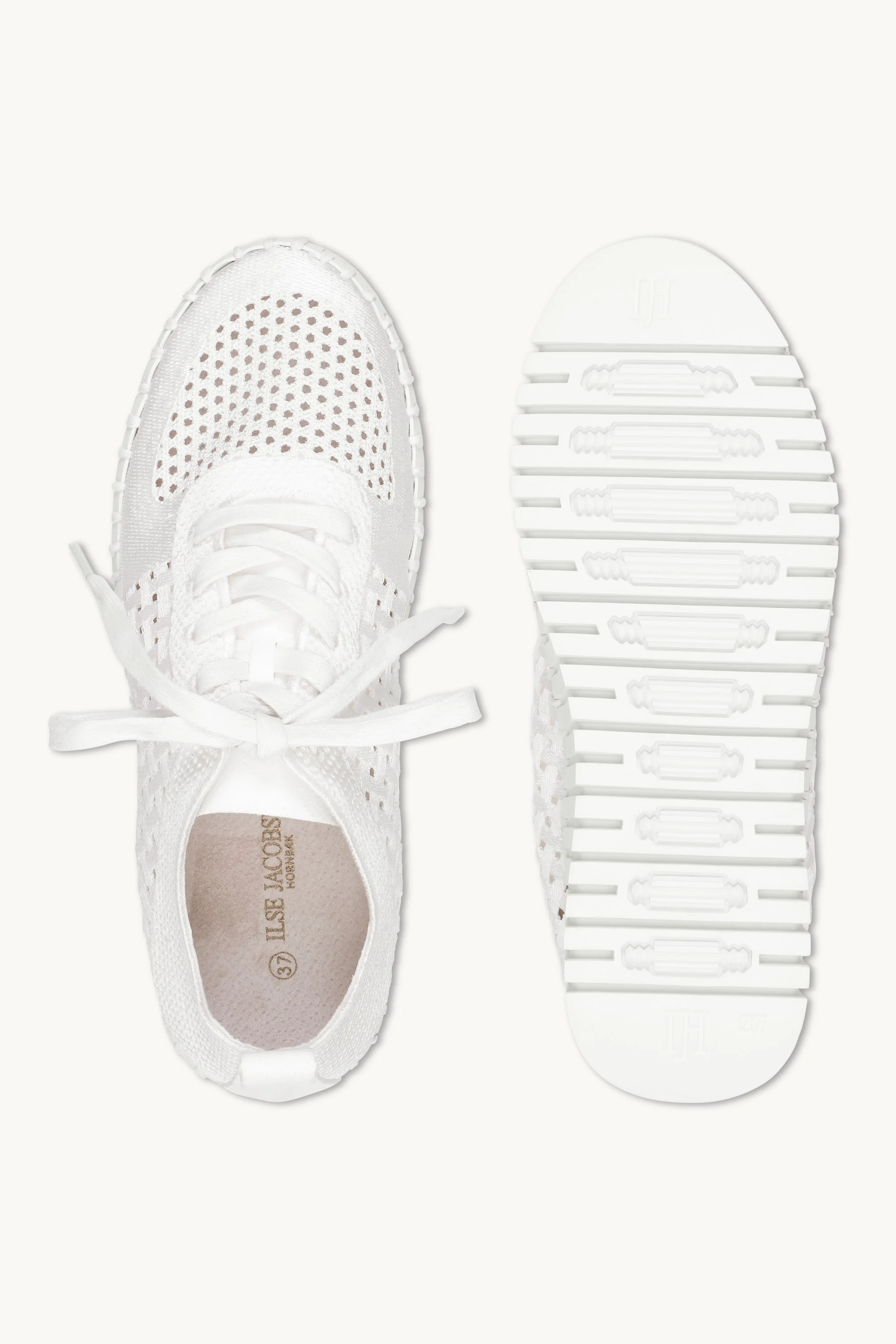 Tulip Flats With Laces - White White - Image 4